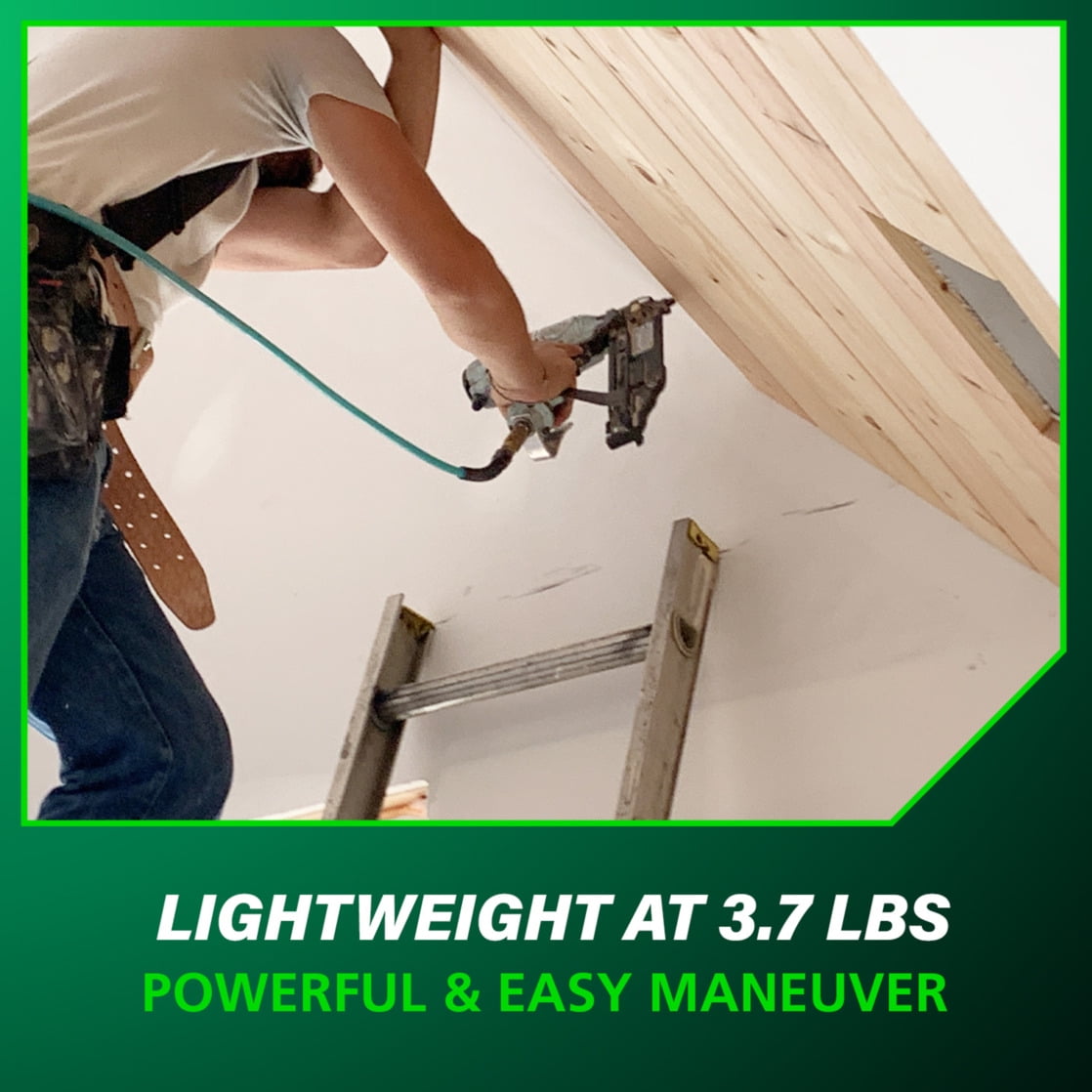 Metabo HPT 16-Gauge Finish Nailer with Air Duster, Ideal for Molding, Chair Rail and Cabinetry, Lightweight 3.7 lbs - Image 5