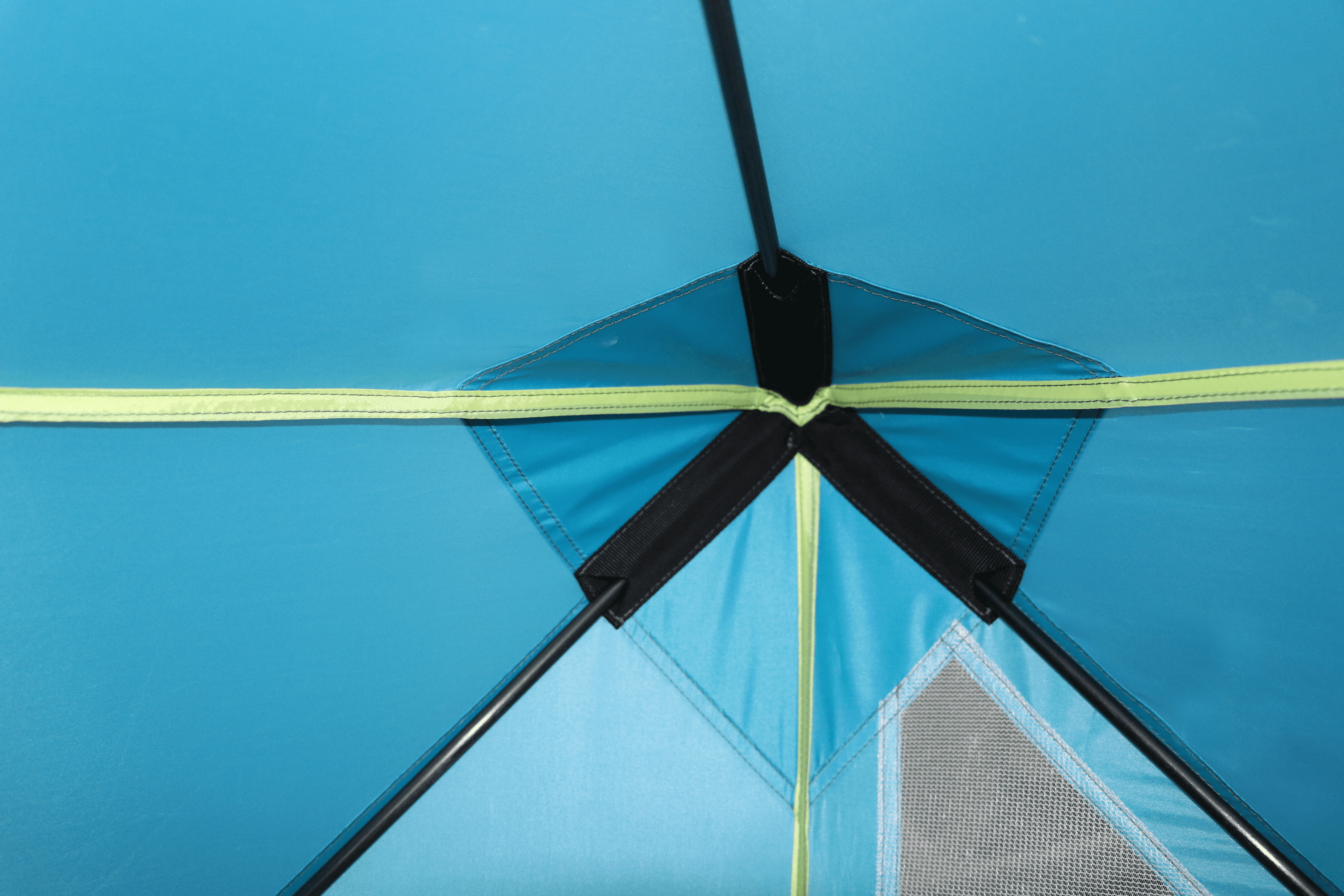 Ozark Trail 6.8 ft x 5.9 ft Pop-up Beach Shelter, Blue - Image 6