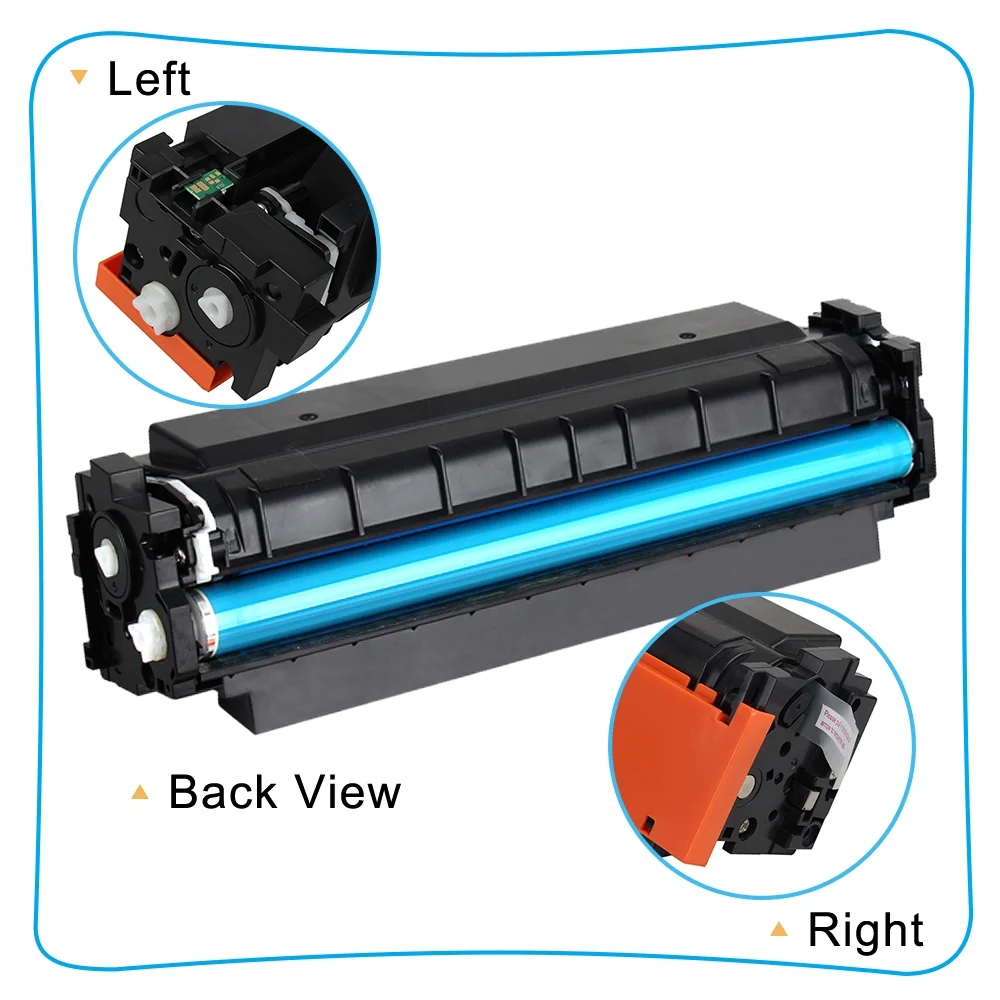 410X Toner Cartridge Compatible for HP Color Laserjet Pro MFP M477fnw M477fdw M452dn 410A 410X CF410A CF410X | M477fdn M452nw M477 M452 M377 Printer Ink (Black Cyan Yellow Magenta, 5-Pack) - Image 5