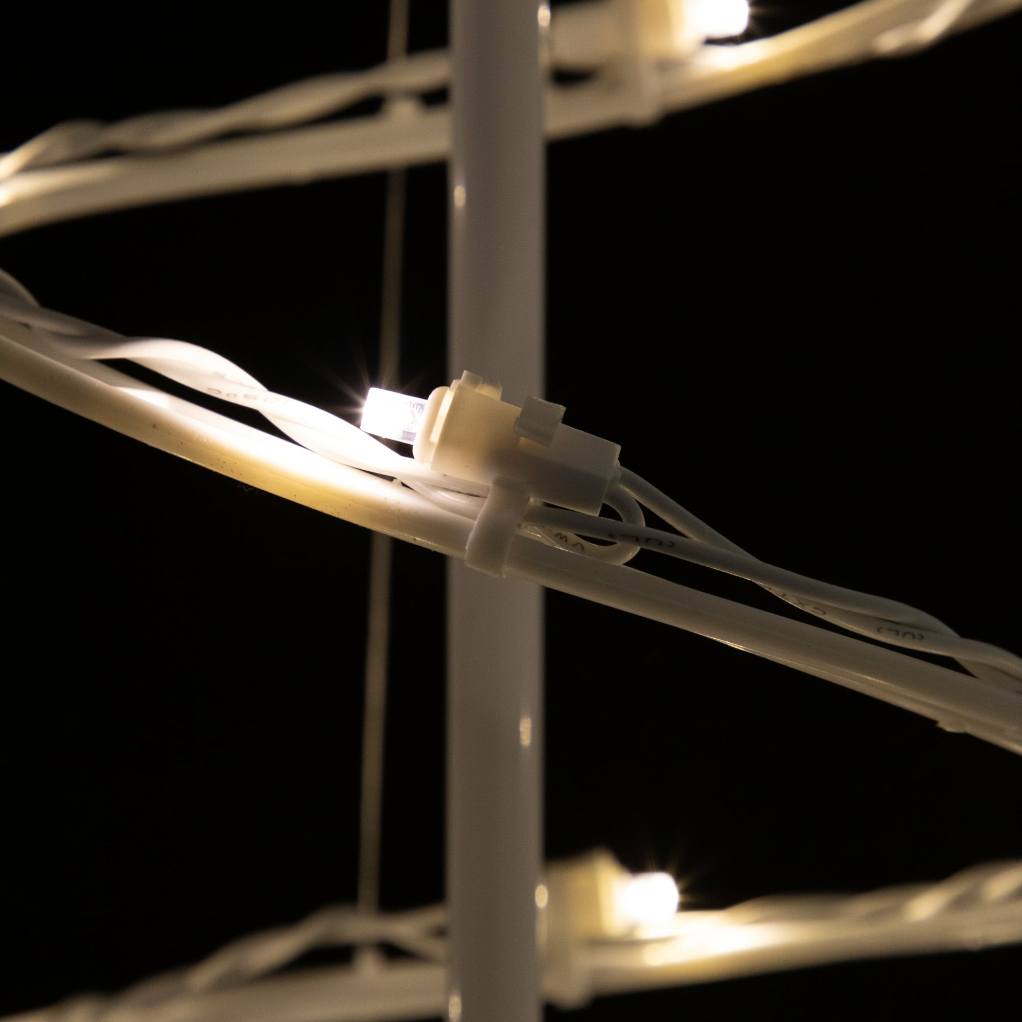 Northlight LED Lighted Spiral Outdoor Christmas Tree - 4' - Warm White Lights - Image 3