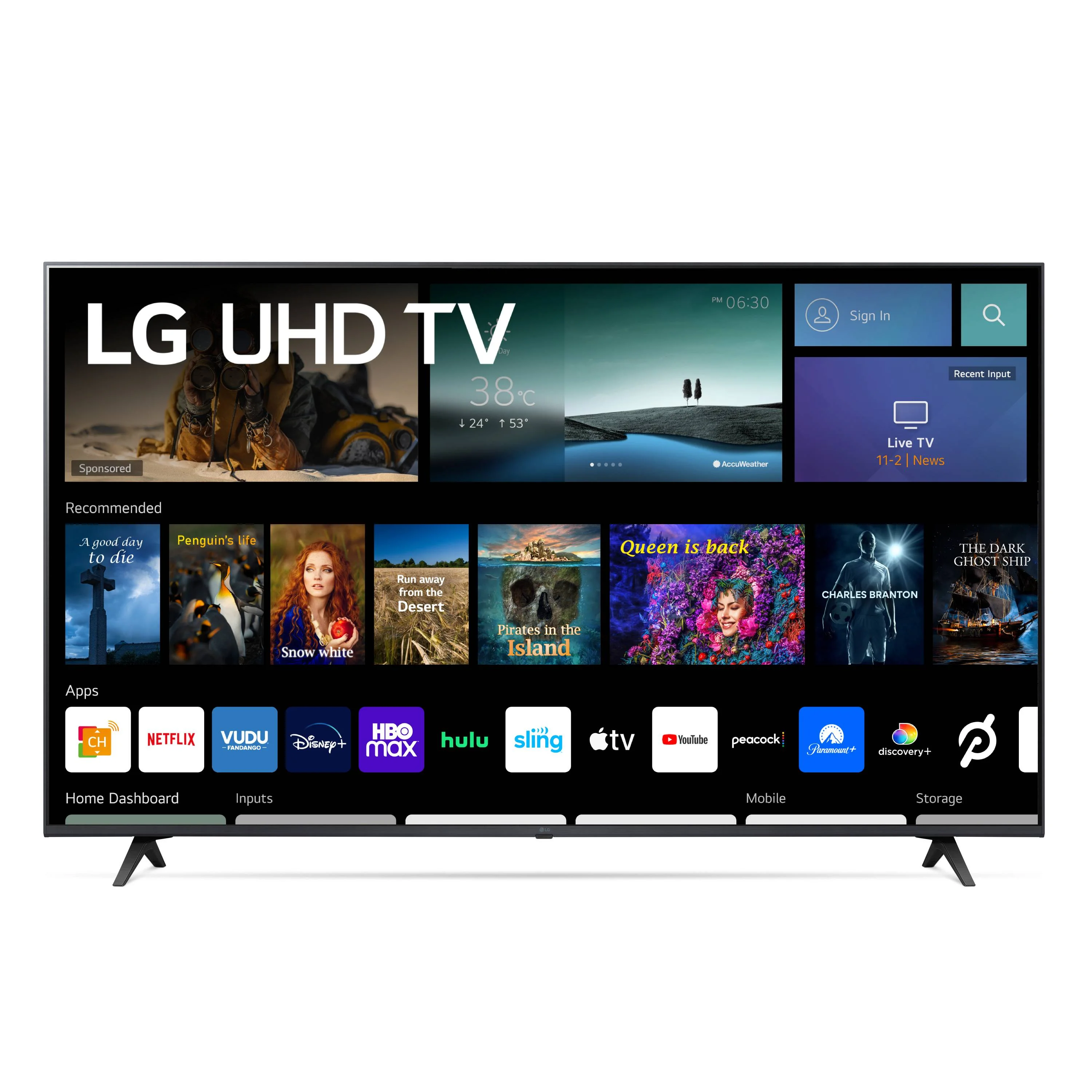 LG 65" 4K UHD Smart TV 2160p webOS, 65UQ7070ZUE - Image 5
