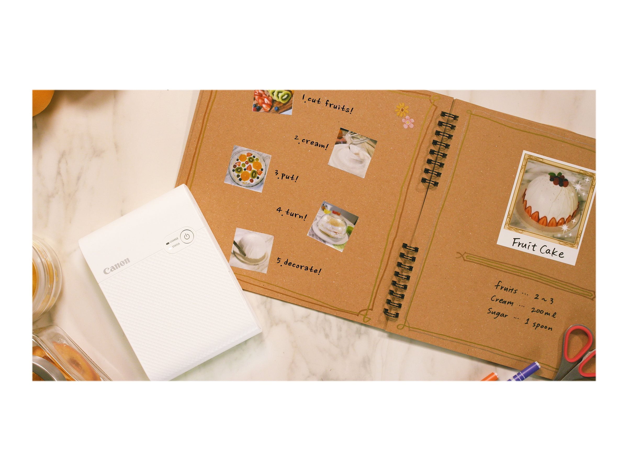 Canon 4108C002 SELPHY Square QX10 Compact Photo Printer (White) - Image 5