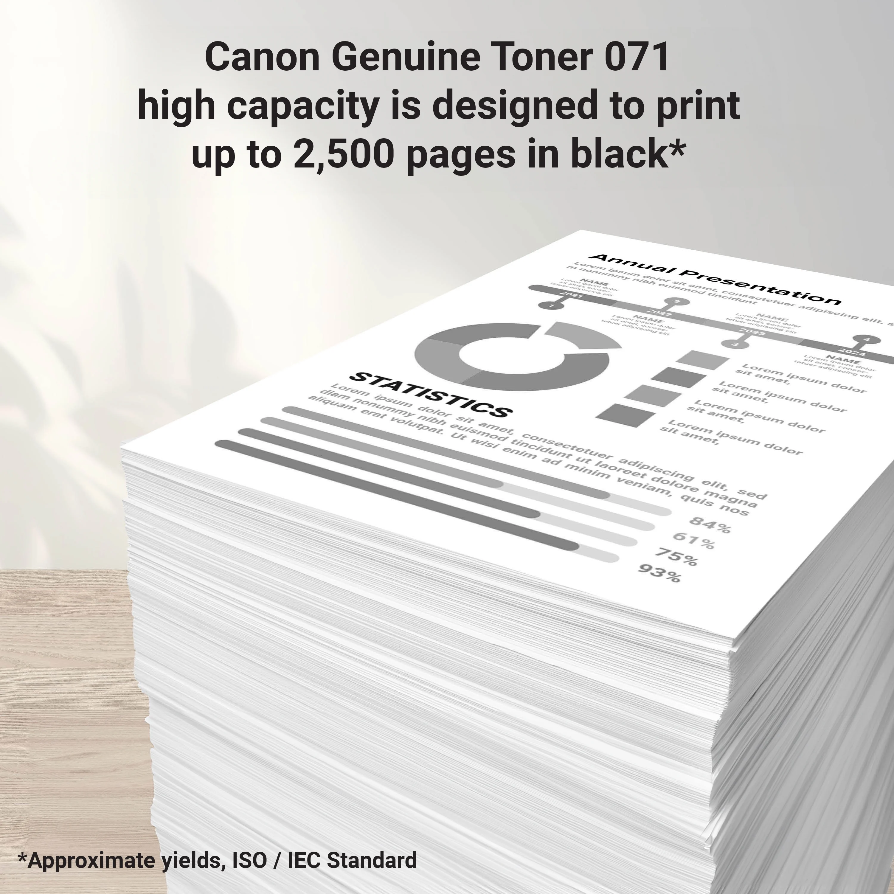 Canon 071 Black Toner Cartridge, High Capacity - Image 4