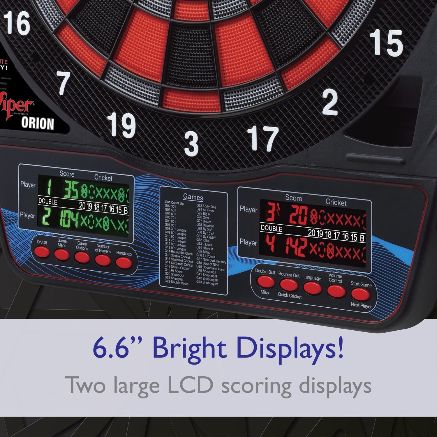 Viper Orion Electronic Dartboard - Image 4