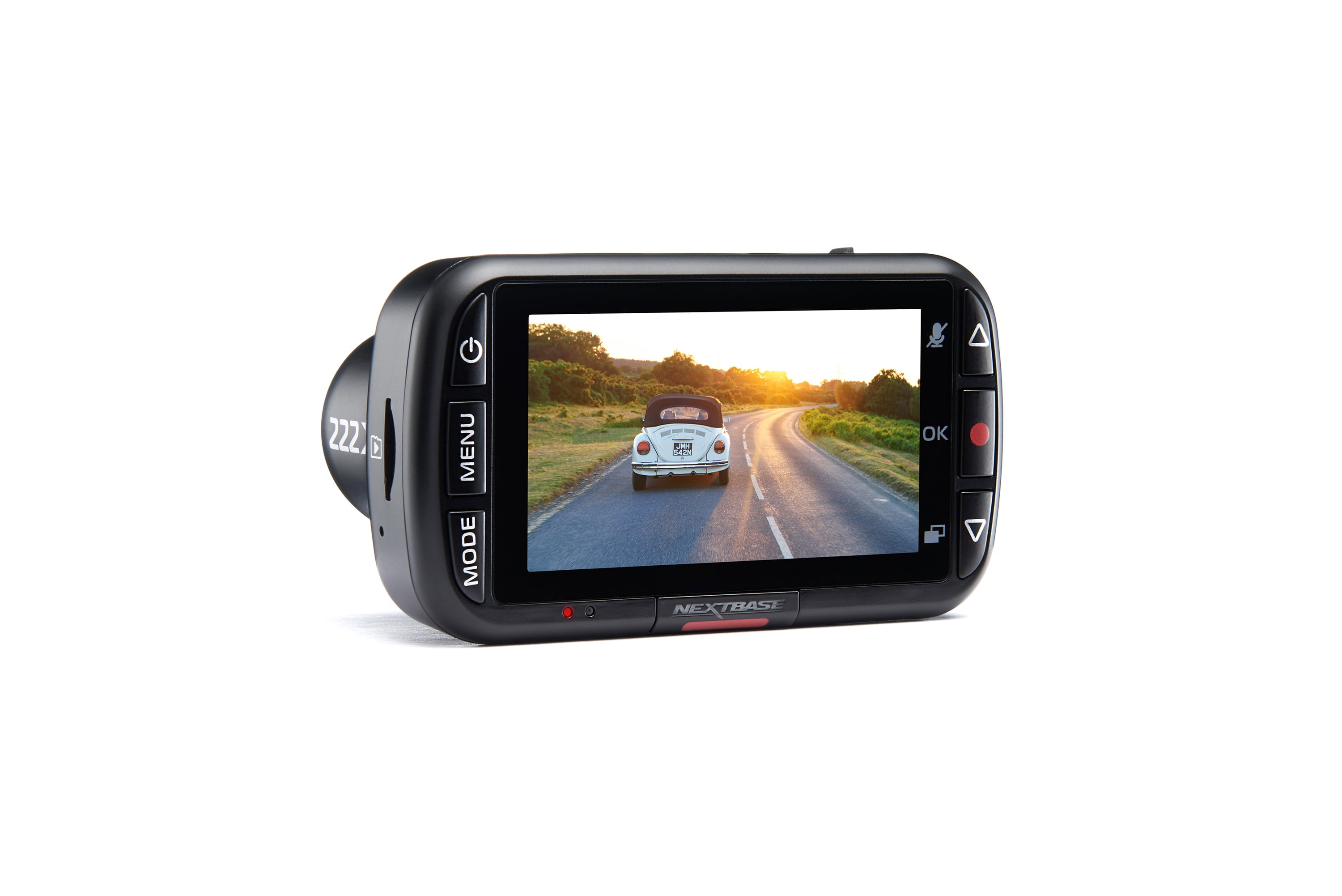 Nextbase 222X Compact Dual Dash Cam Front & Rear 2.5" HD IPS Screen, 1080p Full HD, 6 Layer Lens, Black, 0.17 lbs assembled. - Image 4