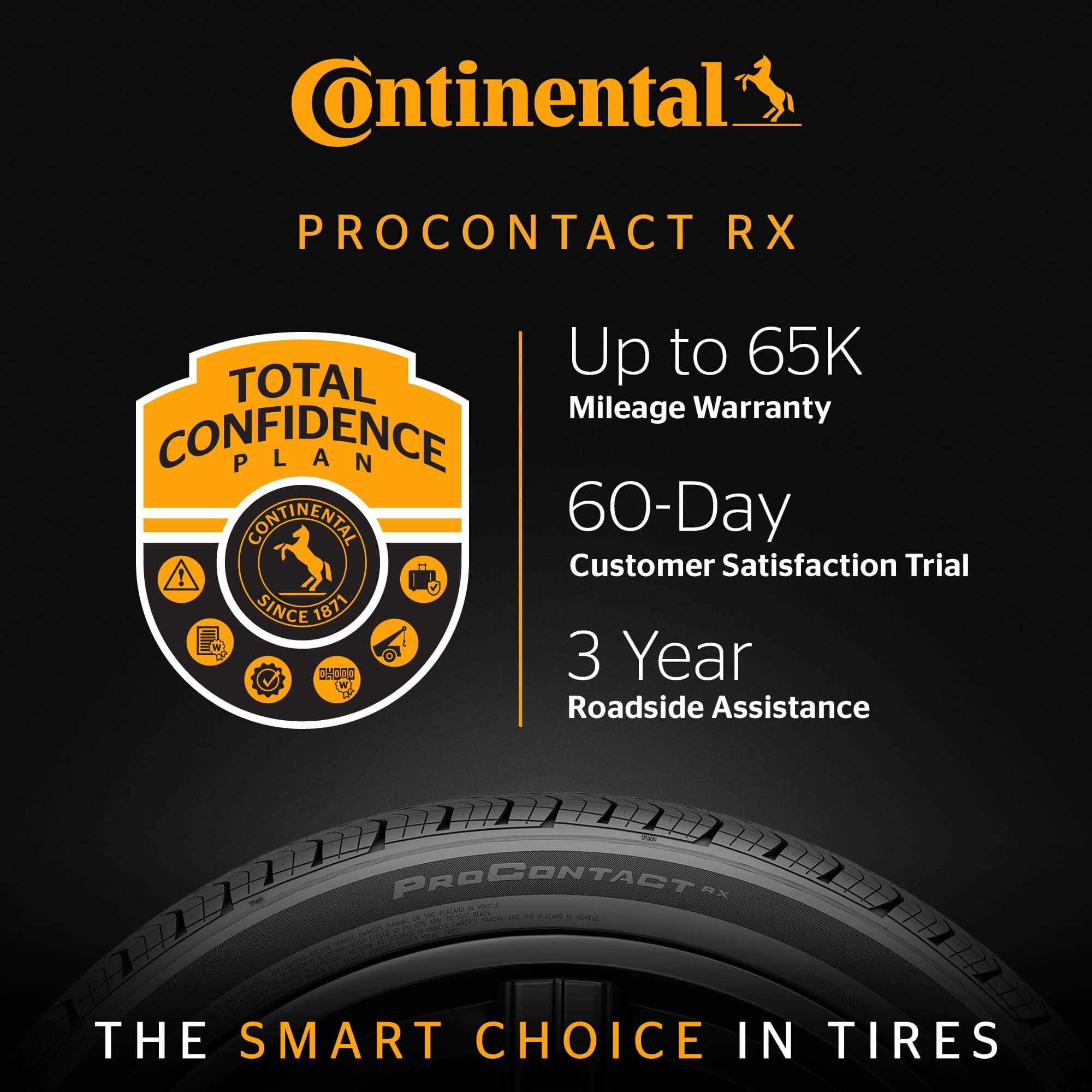 Continental ProContact RX All Season 235/55R19 105T XL Passenger Tire - Image 6