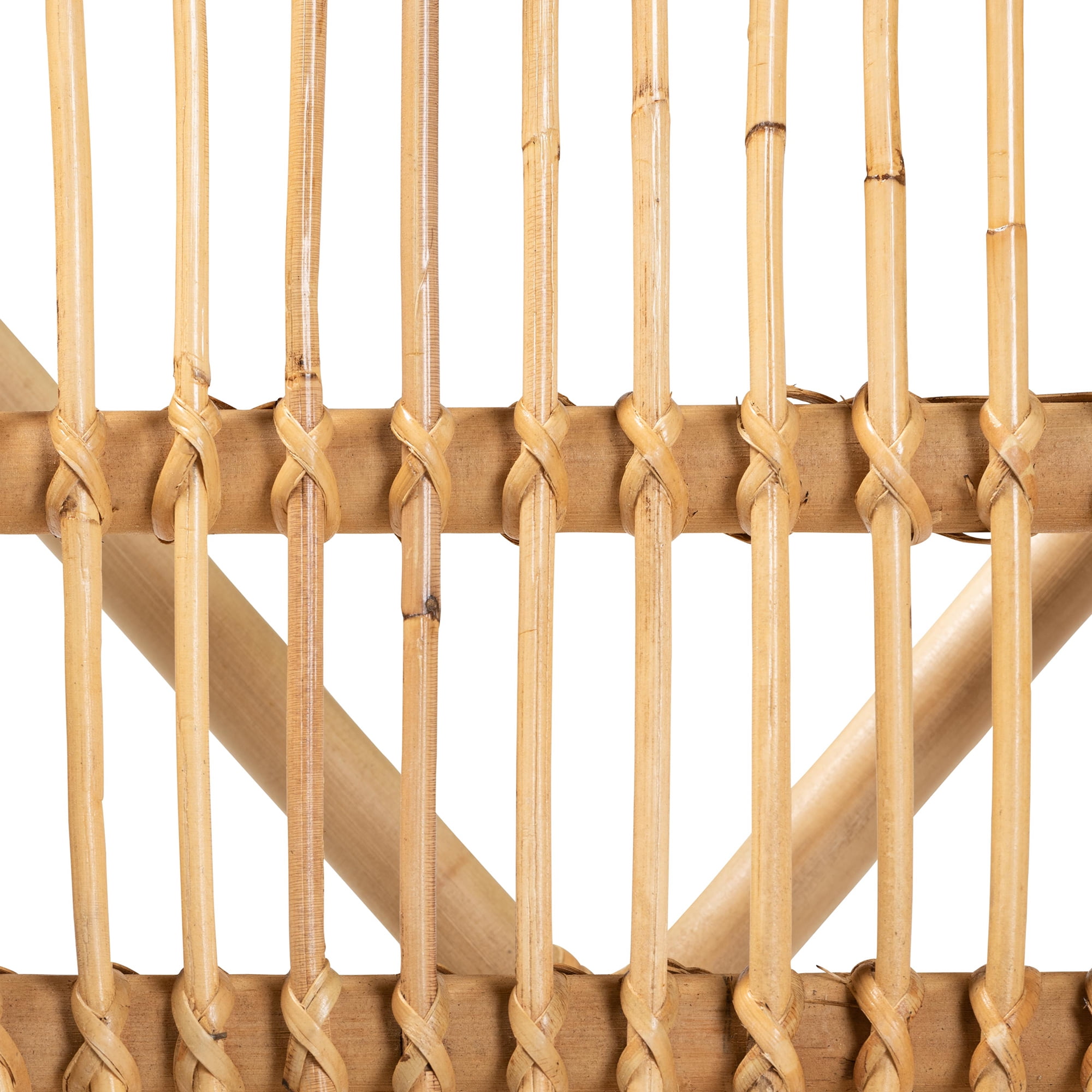 bali & pari Kaka Rattan BOHO Dining Chair, Natural Brown - Image 4