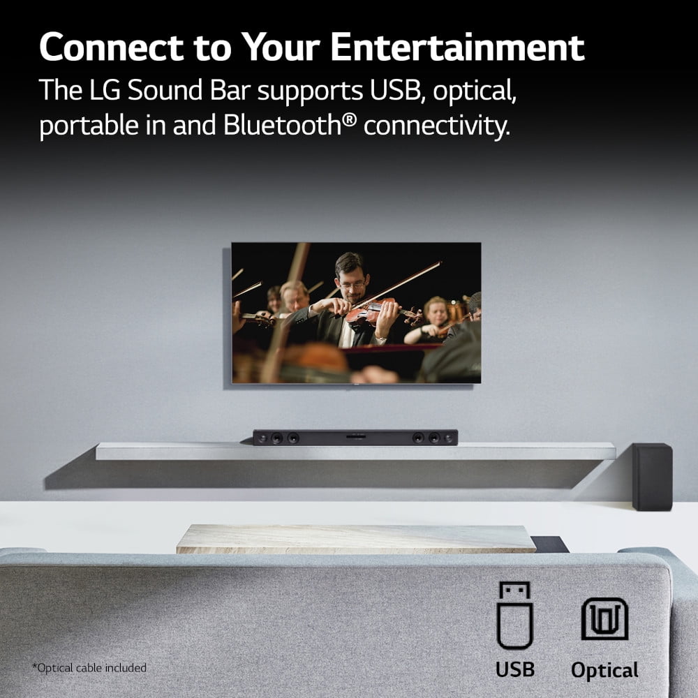 LG 2.1 Channel High Res Audio Sound Bar with Bluetooth Streaming - SQC2 - Image 8