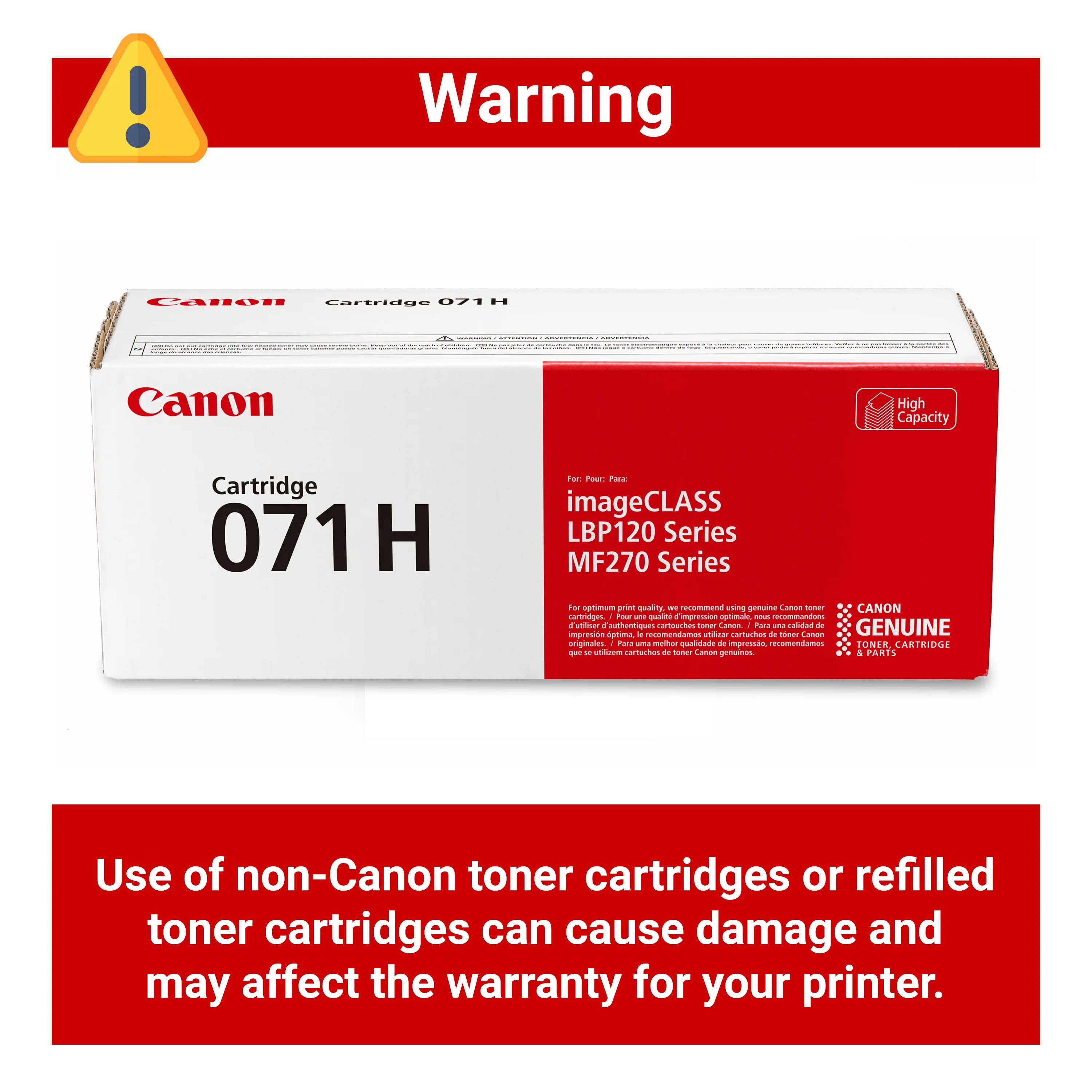 Canon 071 Black Toner Cartridge, High Capacity - Image 3