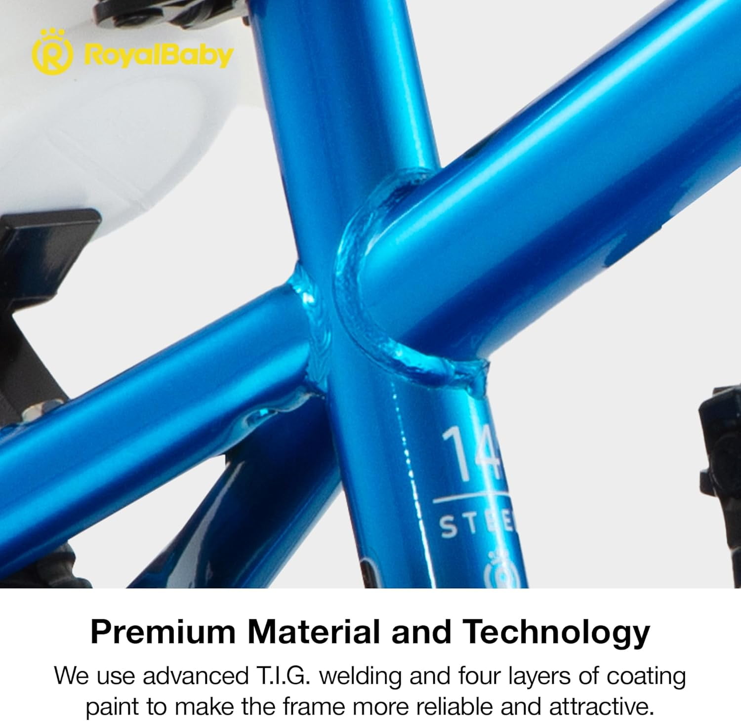 Royalbaby Freestyle 20" Bicycle for Boys and Girls Ages 9-12 Years, Blue - Image 3