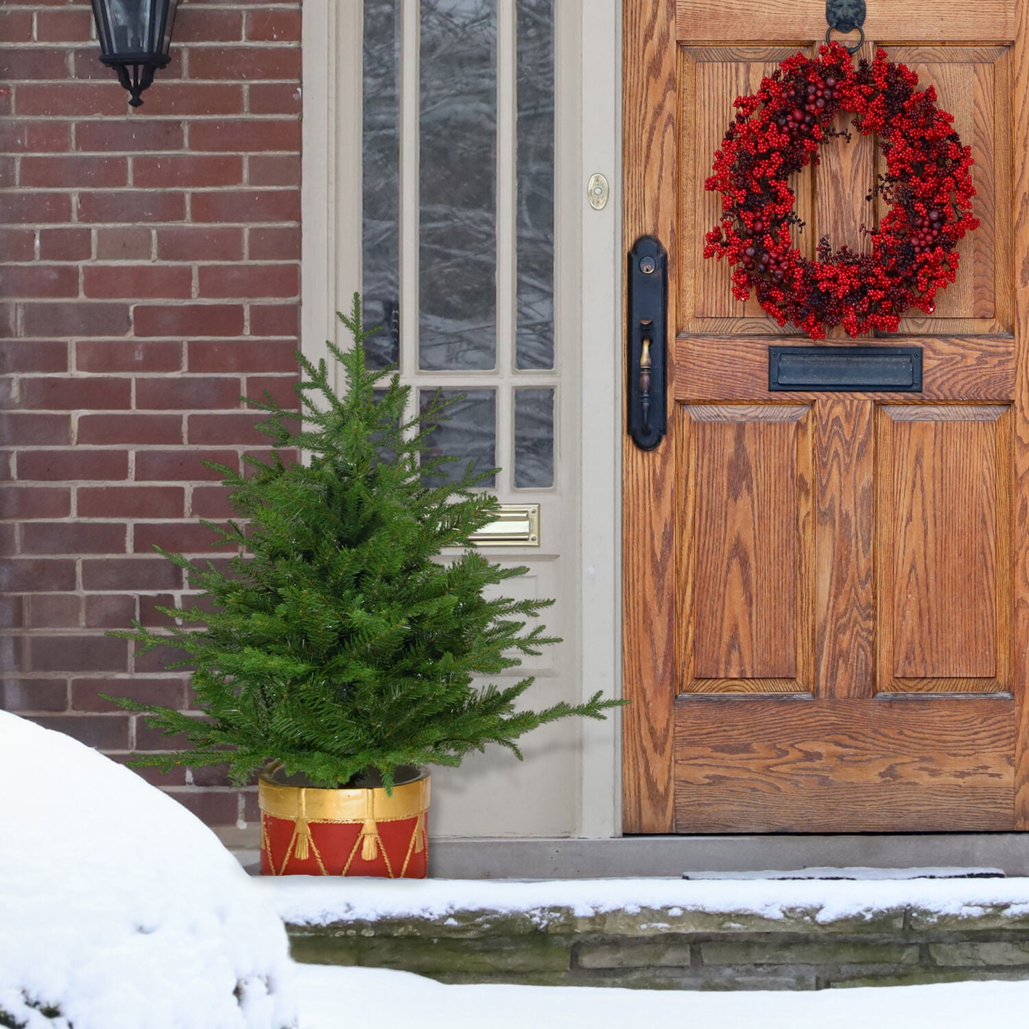 Fraser Hill Farm 3.0-Ft Andirondack Potted Christmas Tree Décor, FFAD036P-0GR - Image 10