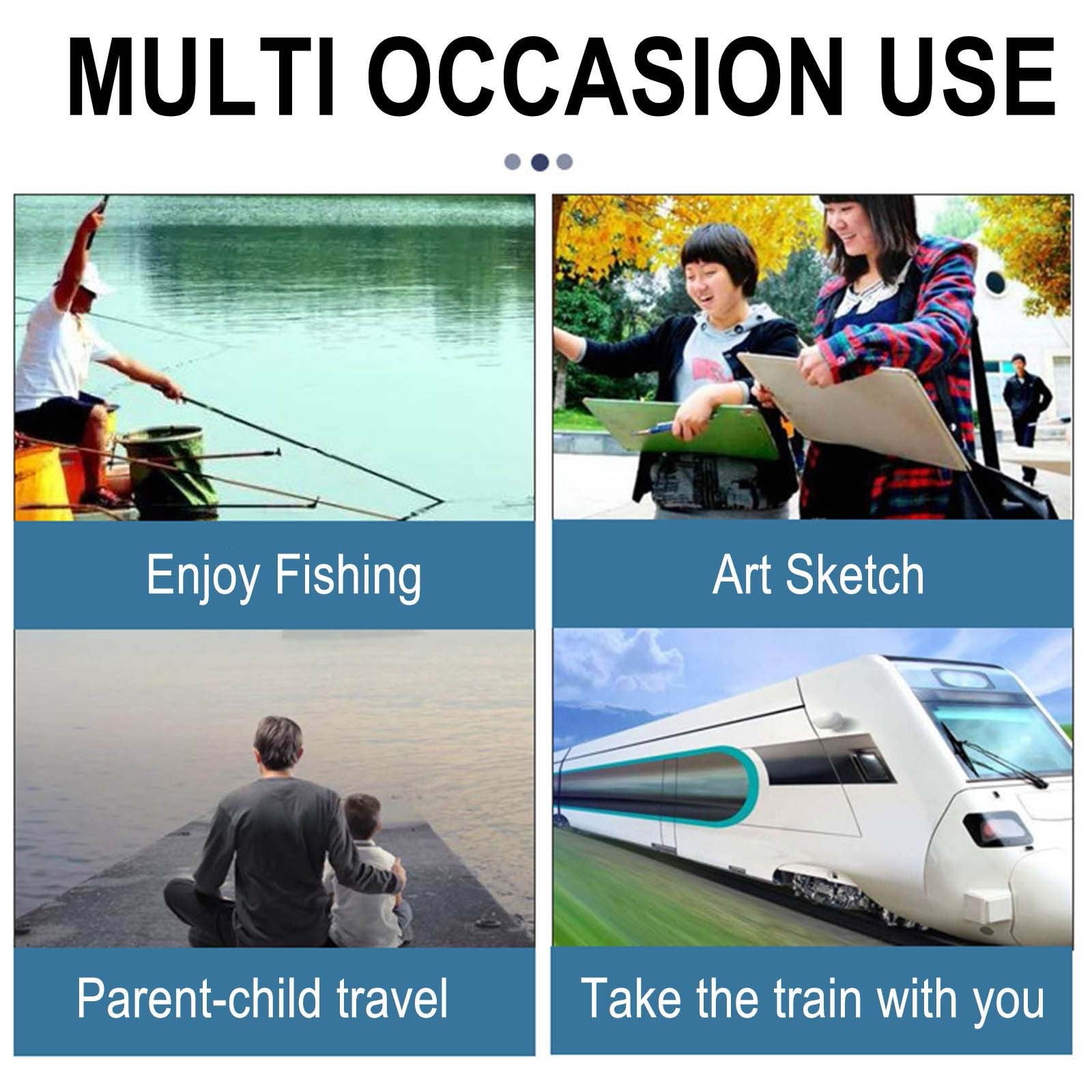 Camping Chairs,Portable Camping Chair with Storage Bag, Lightweight Foldable Chair for Outside Camping, Hiking, Travel, Beach and Sports - Image 4