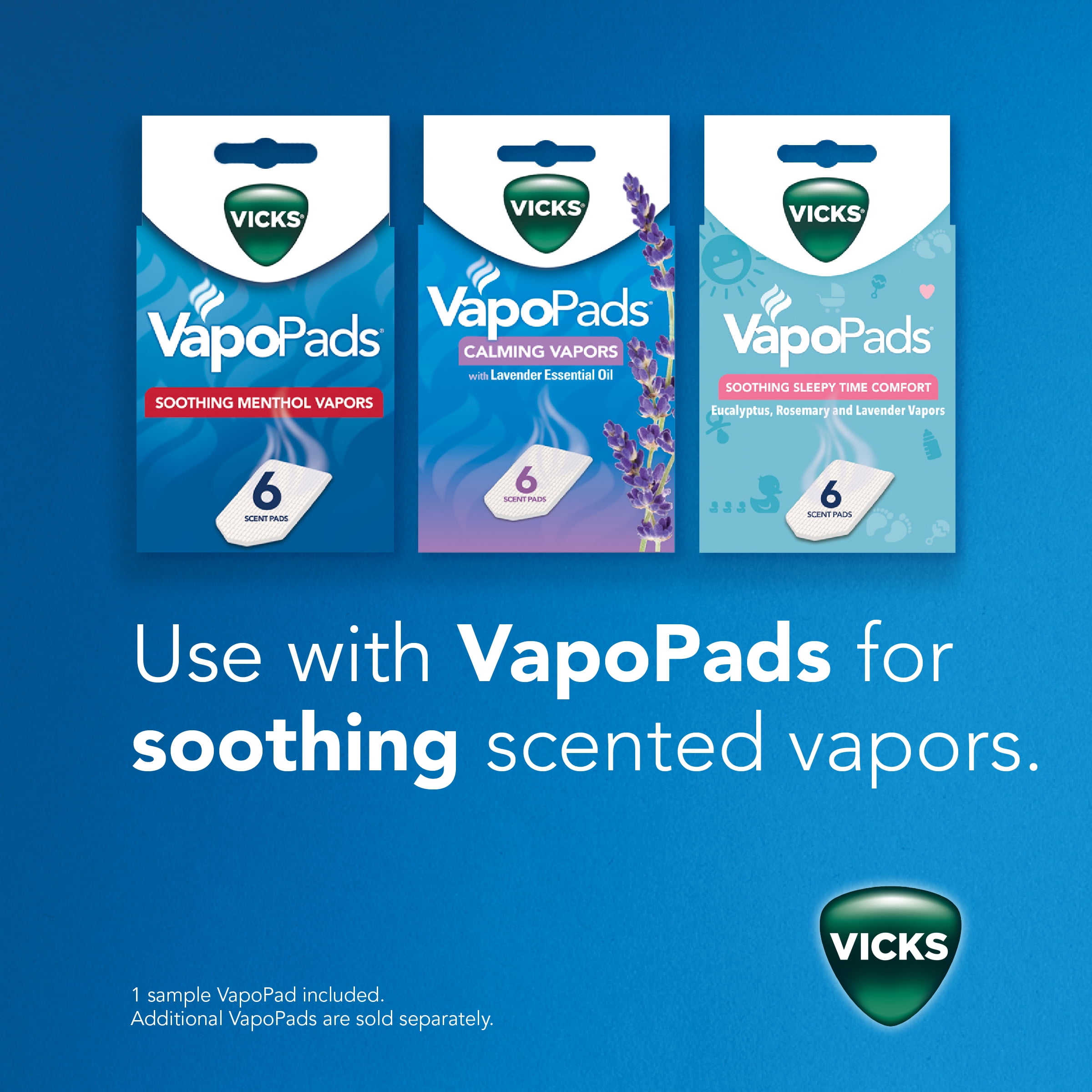 Vicks 1.1 Gallon Filtered Cool Moisture Humidifier, VEV400, White/Blue - Image 7