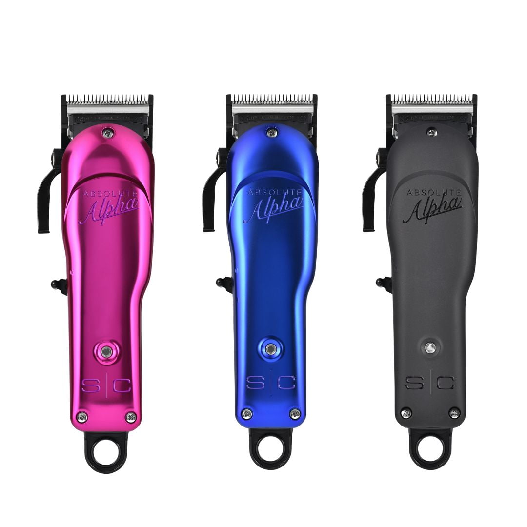 StyleCraft Absolute Alpha Cordless Hair Clipper, Battery Powered, 3 Interchangeable Lids, Multicolor - Image 5