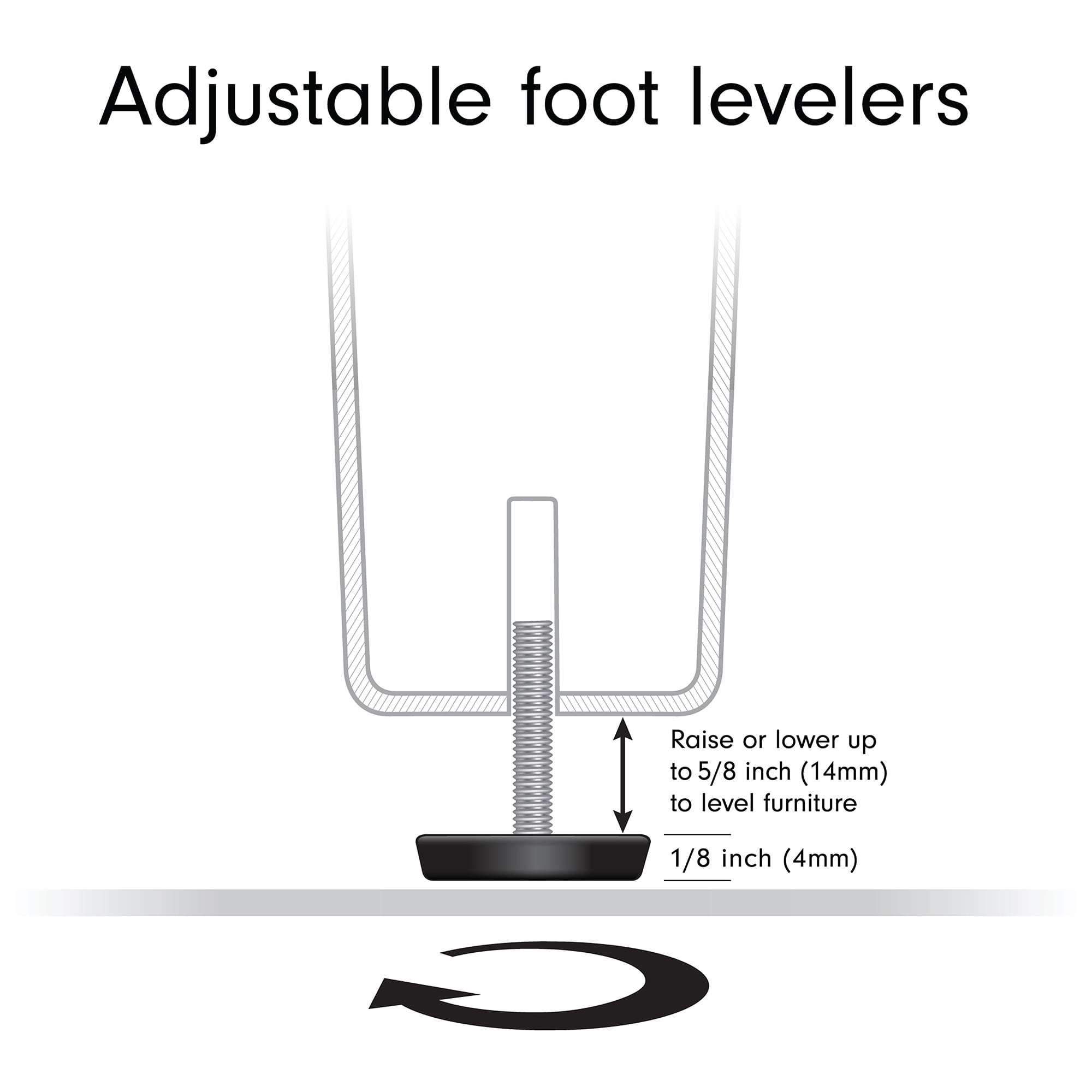 Evelyn&Zoe Canton Transitional TV Stand For TVs up to 75", Black Grain - Image 5