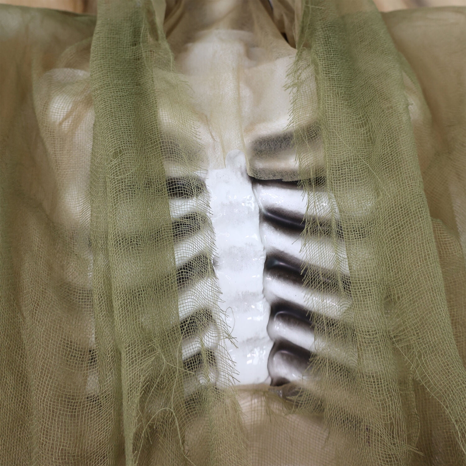 Haunted Hill Farm 5.5 ft Life-size Animatronic Reaper with Wings, Halloween Decoration, HHWINGSKEL-4FLSA - Image 4