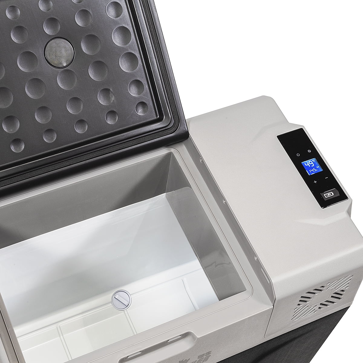 XtremepowerUS 52-Quart Bluetooth Portable Refrigerator Vehicle Car Mini Fridge Cooler ECO w/ Handle Wheel - Image 4