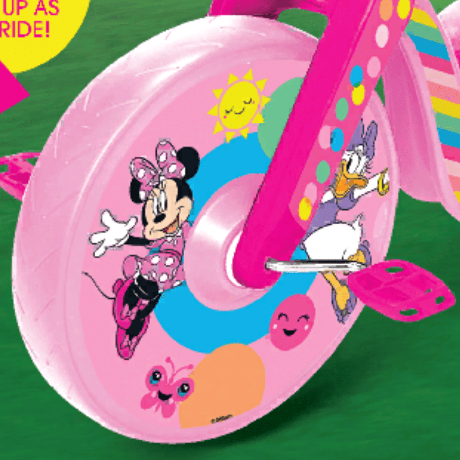 Fly Wheels Minnie Mouse Tricycle with 15 inch Front Wheel with Light Child Age 3 to 7 Years - Image 6