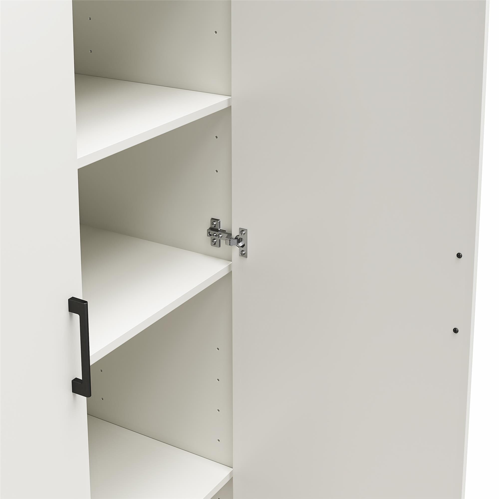 Versa 36" Wide 2 Door Storage Cabinet, White - Image 9