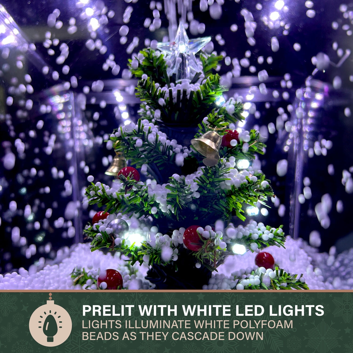 Fraser Hill Farm 5.9 ft Musical Snowy Christmas Street Lamp in Black, FSSL071A-BLK2 - Image 9