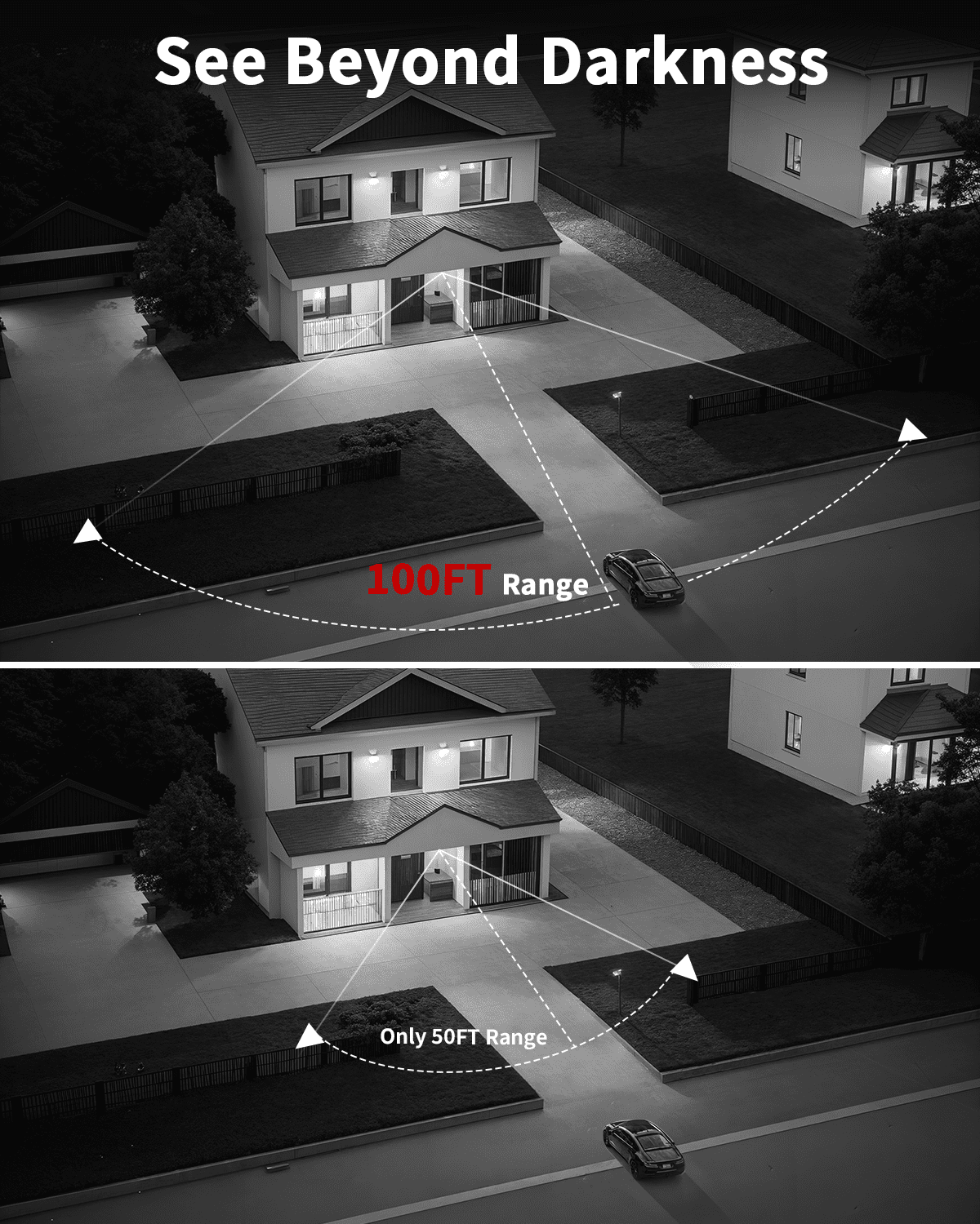 《2-Way Audio & 100ft Night Vision》OHWOAI Wired Outdoor 4K Ultra 8.0MP POE Security Camera System. - Image 4