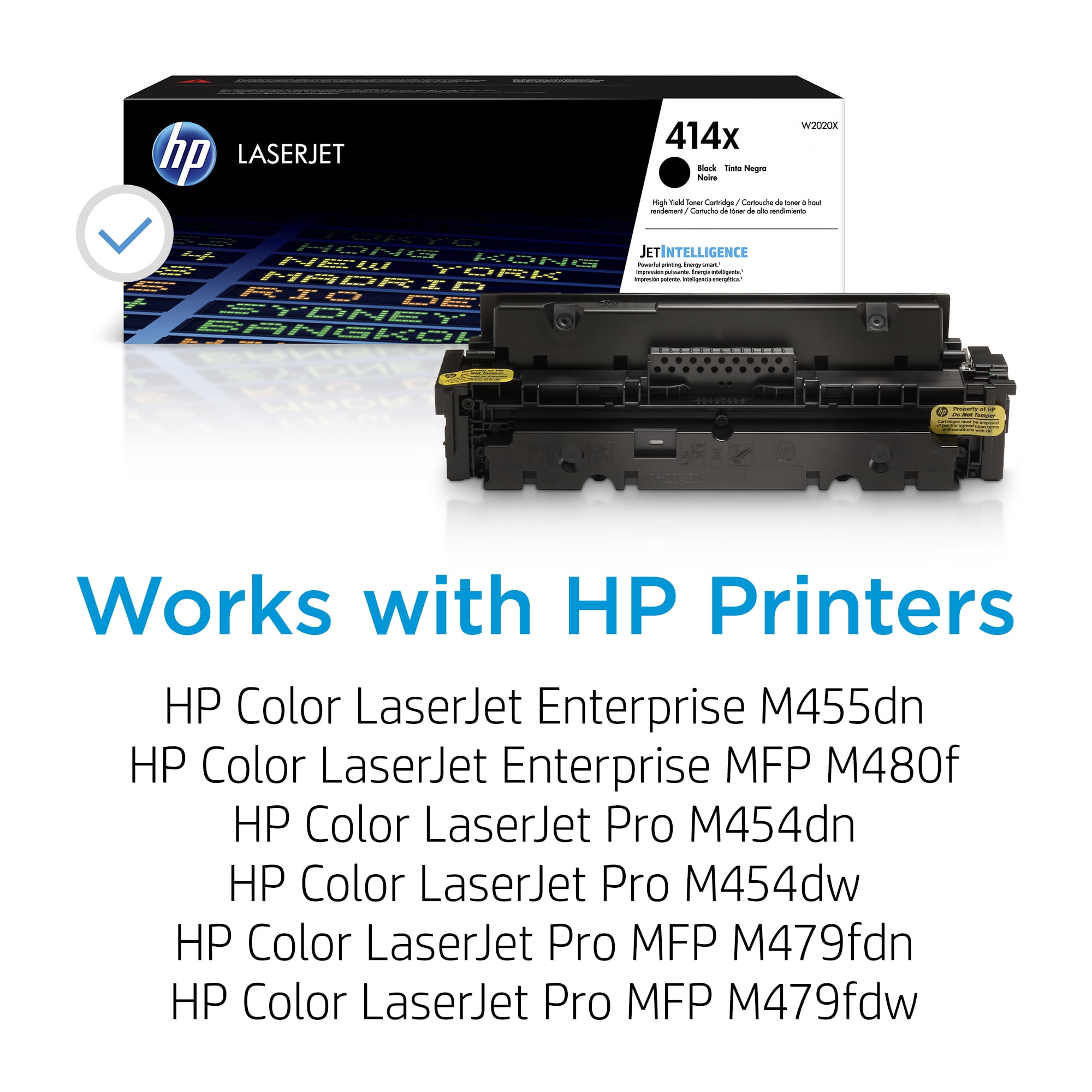 HP 414X High Yield Black Original LaserJet Toner Cartridge, ~7,500 pages, W2020X - Image 4