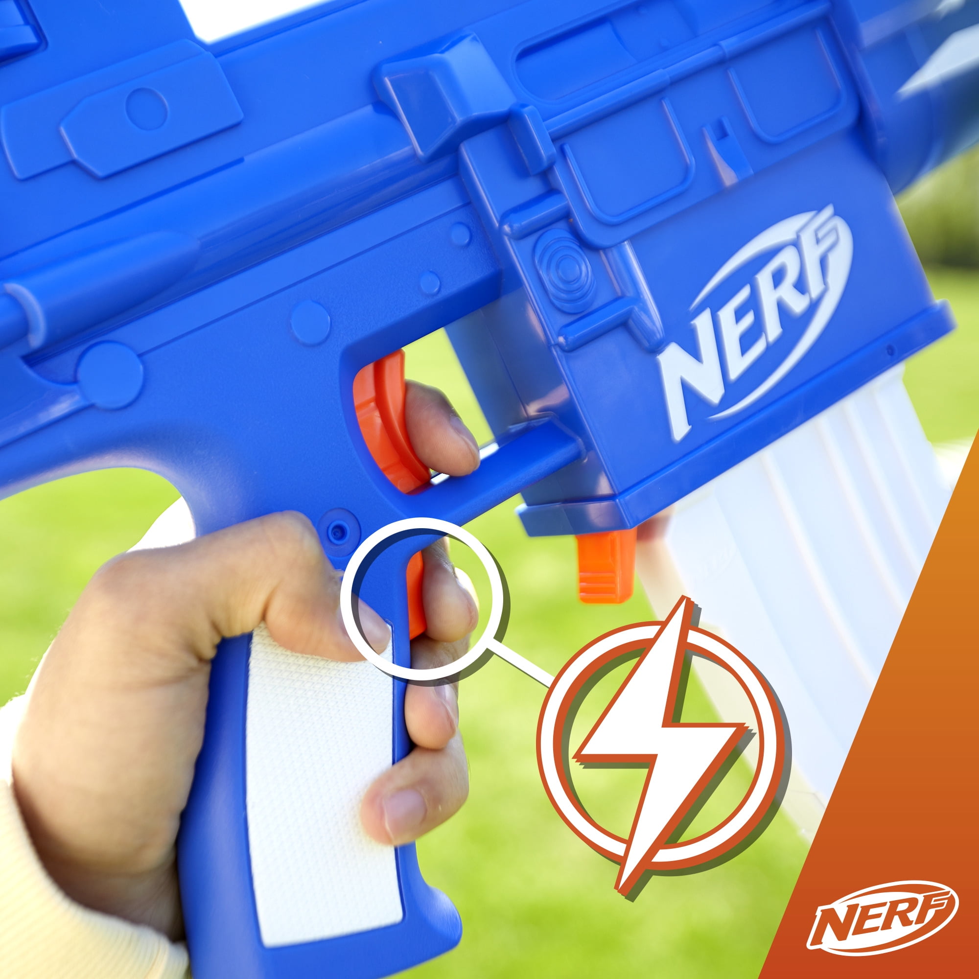 Nerf Fortnite Blue Shock Dart Blaster, 10-Dart Clip, 10 Elite Nerf Darts, Unlock Code, Boys and Girls, Ages 8 and up - Image 8