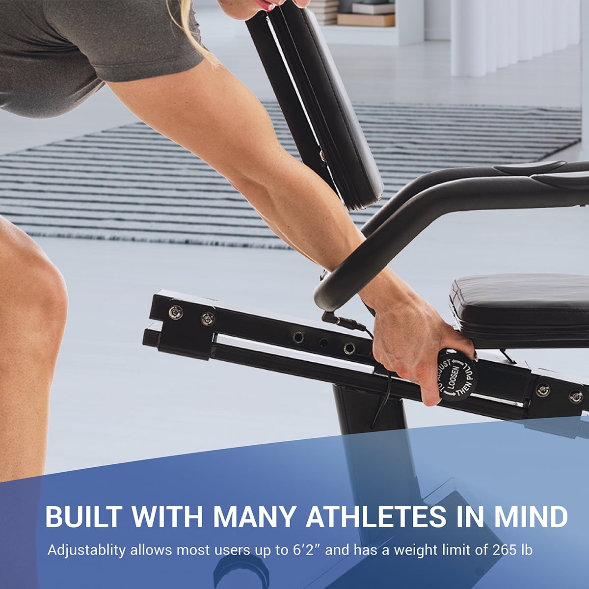 XTERRA Fitness SB150 Recumbent Bike with 24 Magnetic Resistance Levels - Image 8