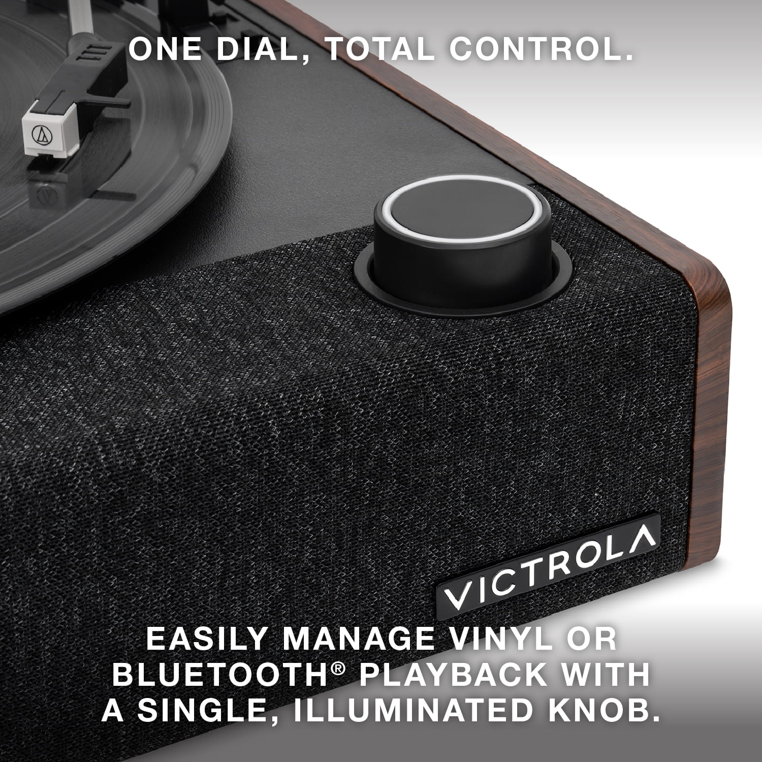Victrola Eastwood II Bluetooth Record Player with 3 speed Turntable - Image 8