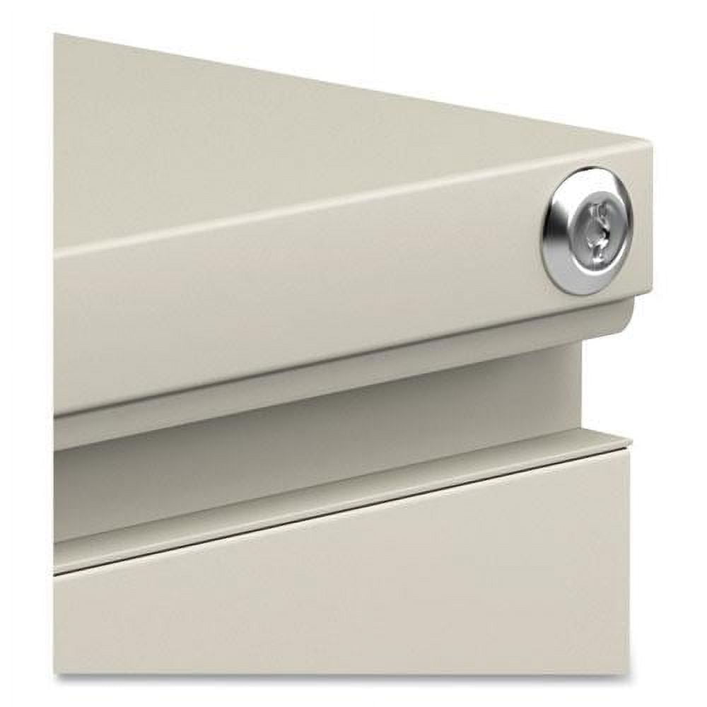 Alera 3 Drawers Vertical Lockable Filing Cabinet, Putty - Image 7