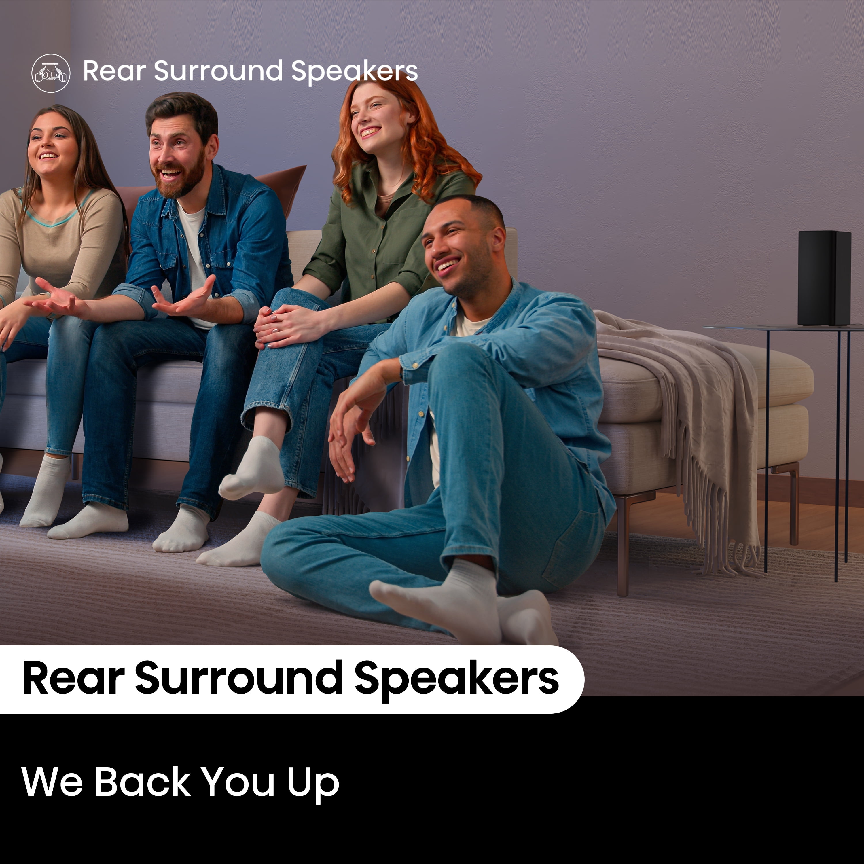 Hisense 5.1 Channel 540W Soundbar with Wireless Subwoofer and 2 Wireless Rear Speakers (HS5100) - Image 10