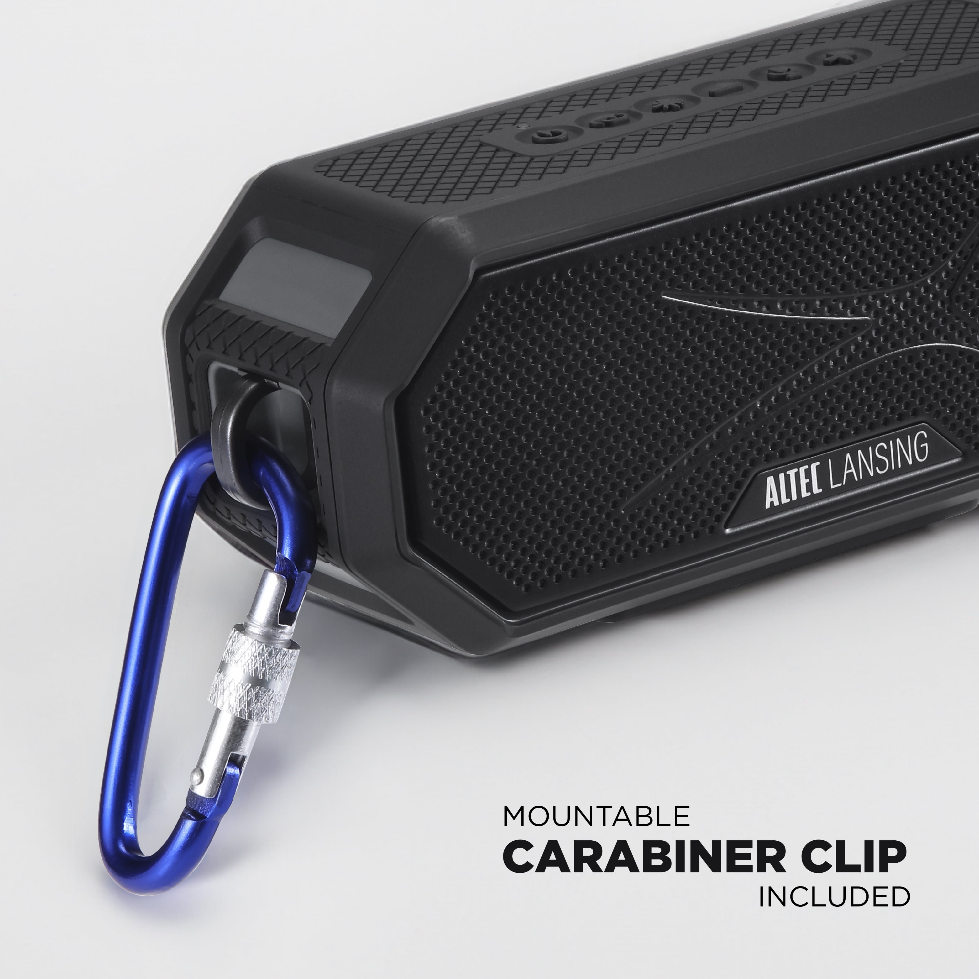 Altec Lansing Hydra Jolt 2.0 Everything Proof Wireless Magnetic Portable Bluetooth Speaker, Black - Image 4