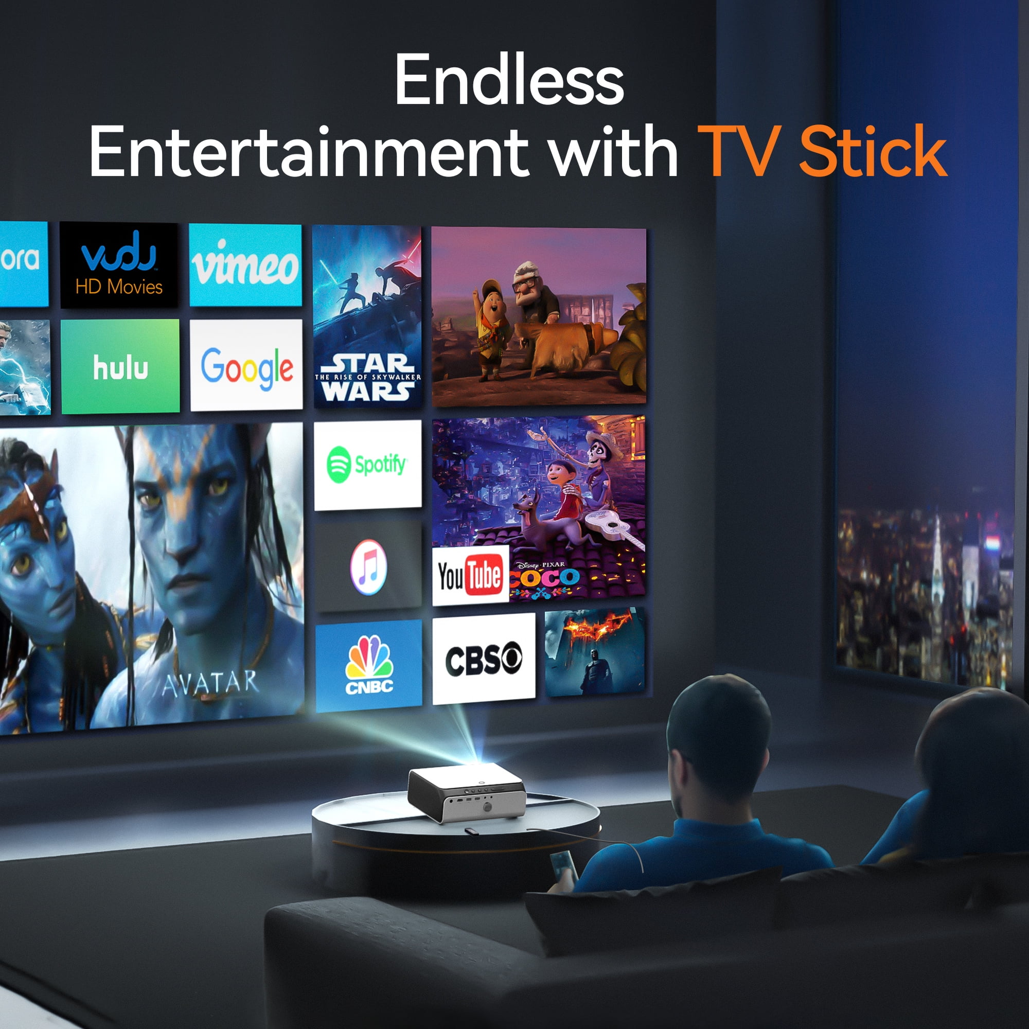 VANKYO Leisure 495W Native 1080P Mini Projector, Full HD 5G WiFi Video Projector with Bluetooth - Image 9