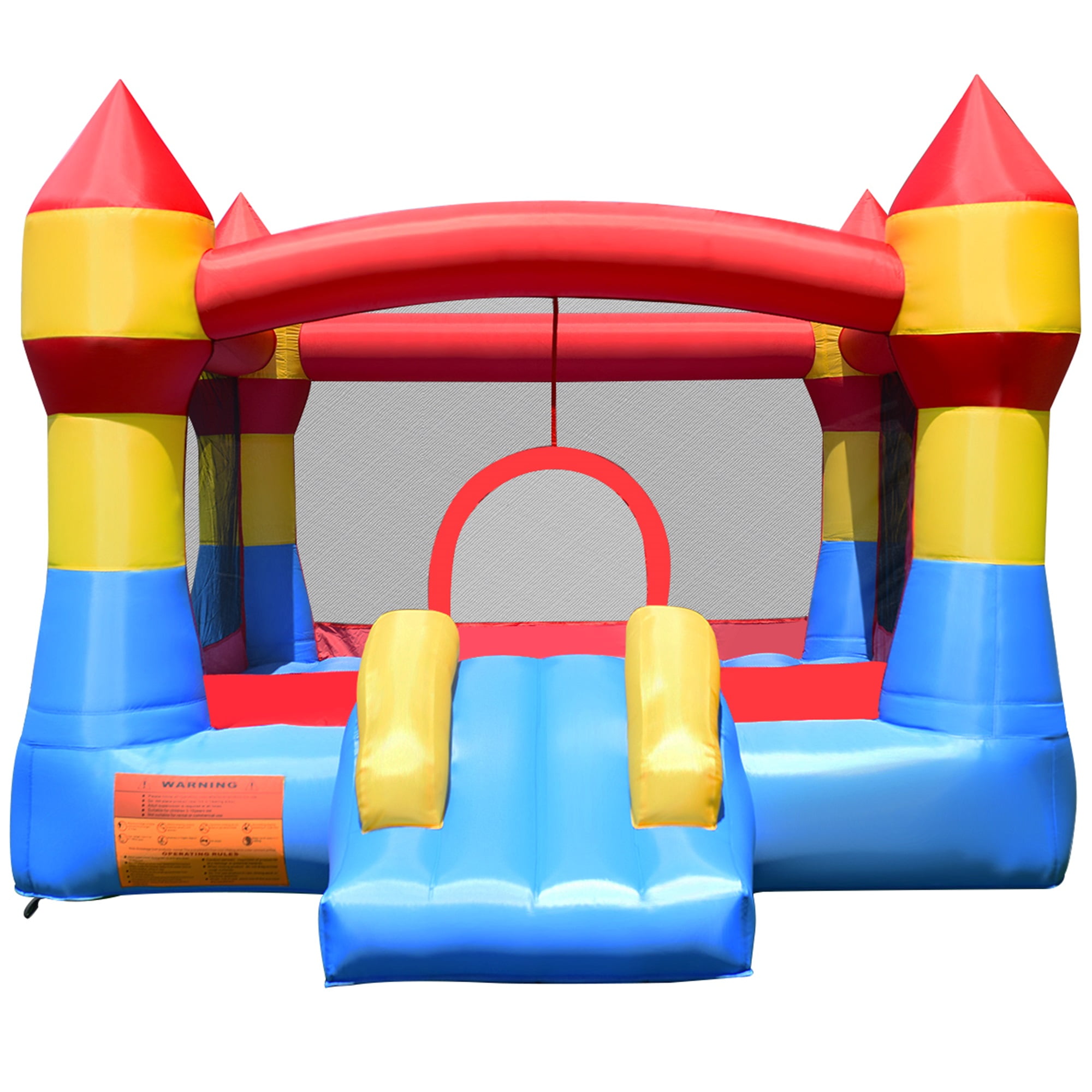 Costway Kid Inflatable Bounce House Castle Moonwalk Playhouse Jumper Slide - Image 10