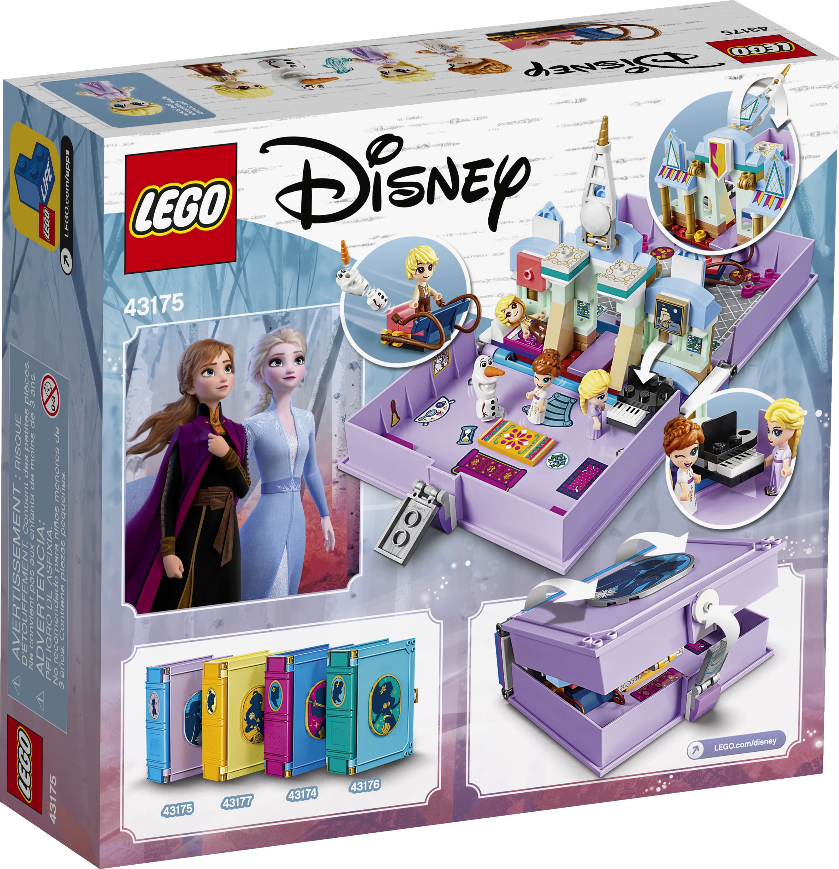 LEGO Disney Anna and Elsa’s Storybook Adventures 43175 Creative Building Kit (133 Pieces) - Image 6
