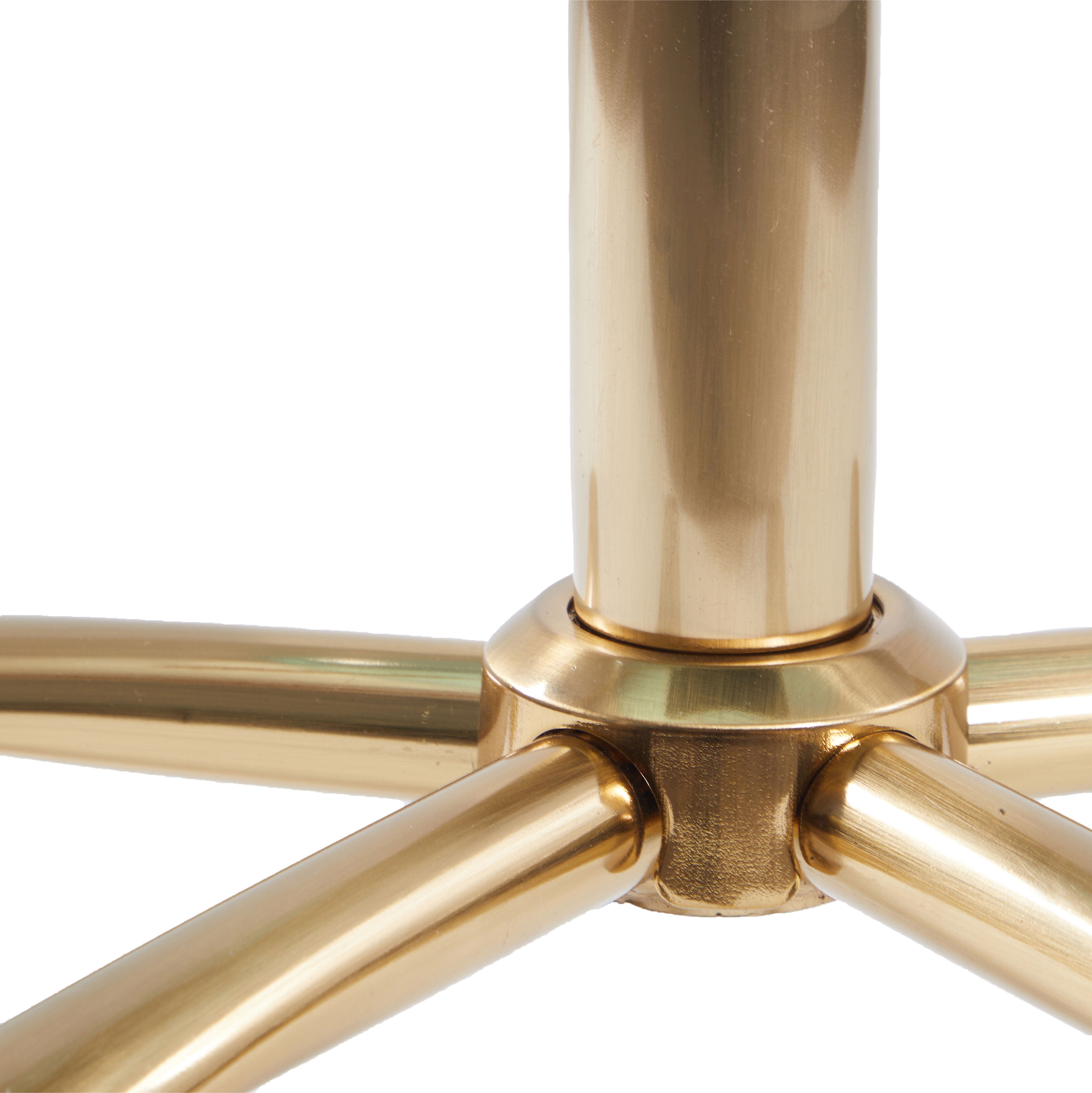 Urban Shop Acrylic Rolling Office Chair, Black, Adjustable Height, Mid Back - Image 3