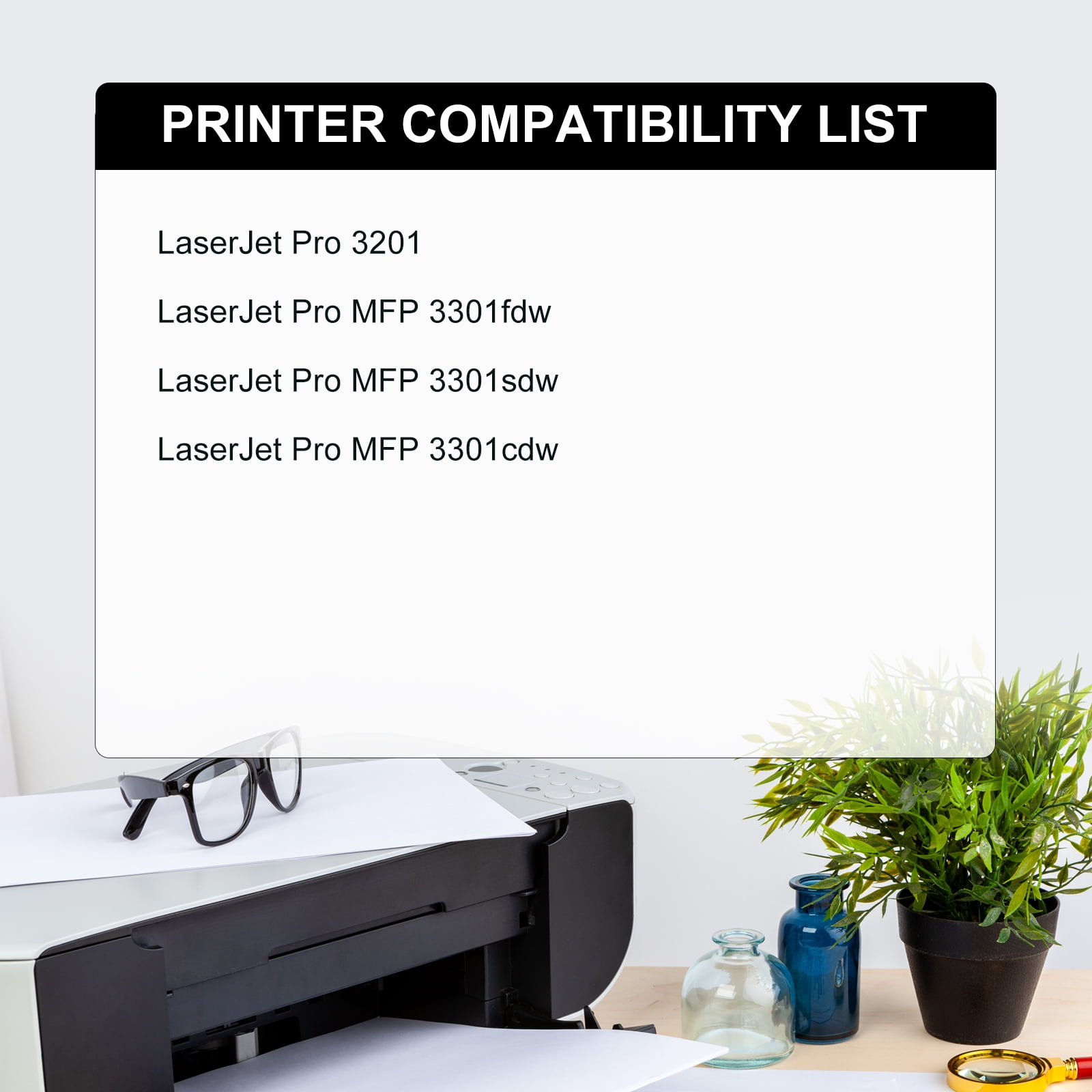 218X Toner Cartridges Replacement for HP 218X 218A for Color LaserJet Pro 3201dw MFP 3301cdw 3301fdw 3301sdw Printer HP 218X Toner Cartridges (Black Cyan Magenta Yellow 4Pack) NO CHIP - Image 4