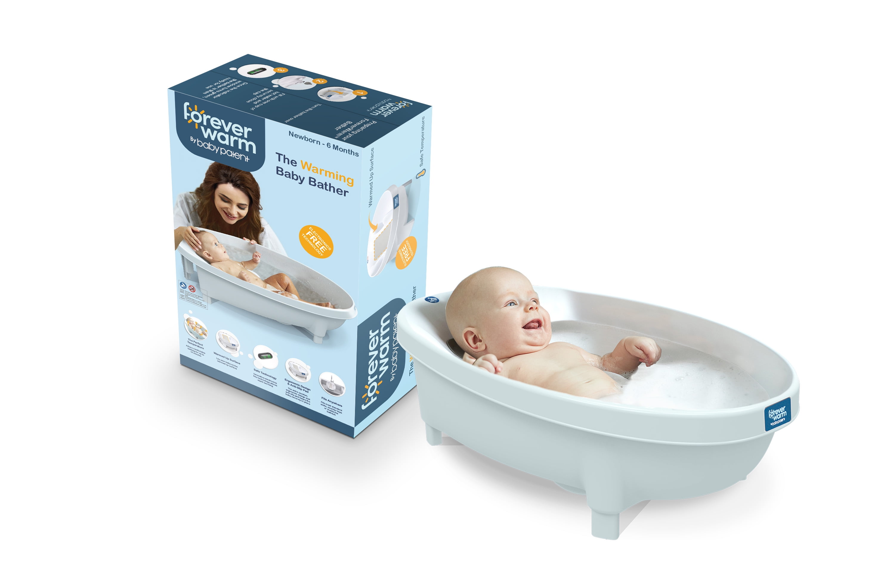 Baby Patent Forever Warm Warming Baby Bathtub Bather - Image 5