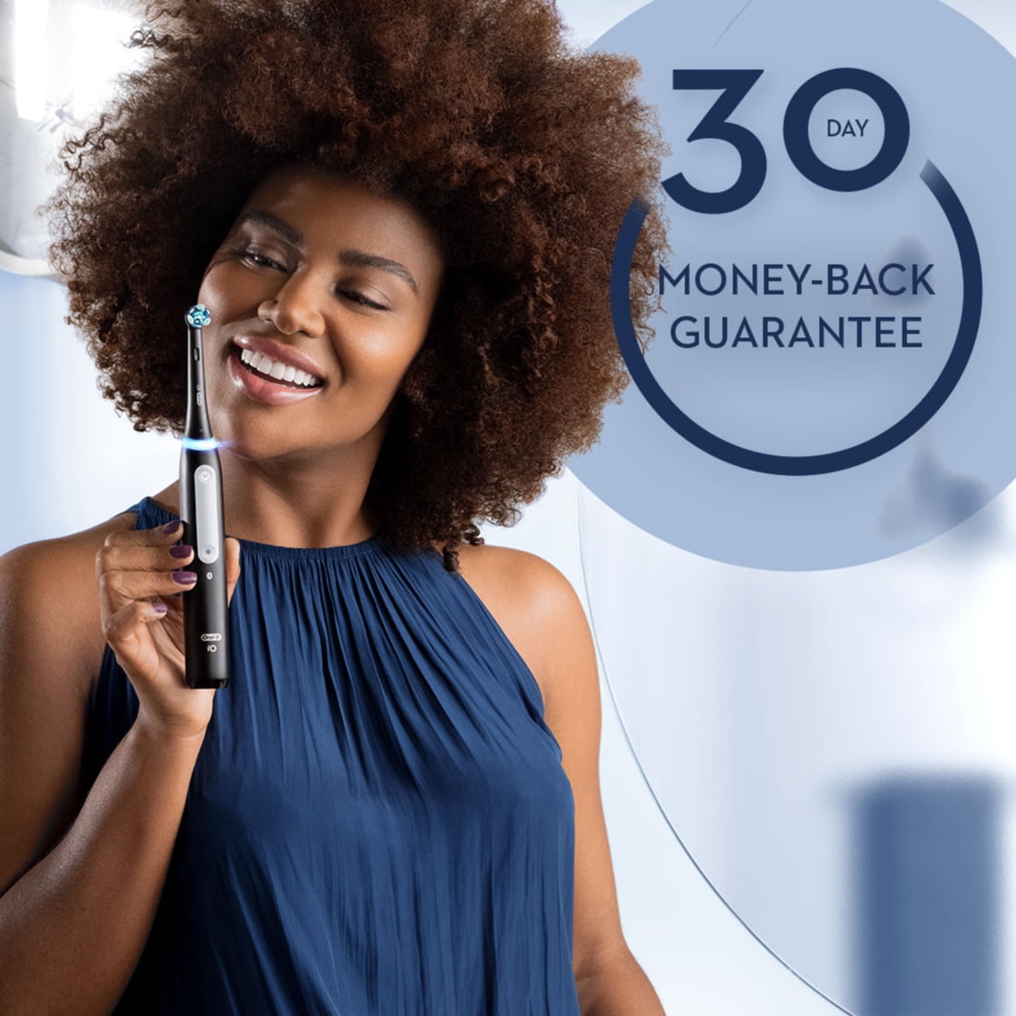 Oral-B iO3 Electric Toothbrush (1) with (1) Ultimate Clean Brush Head and (1) Charger - Image 5