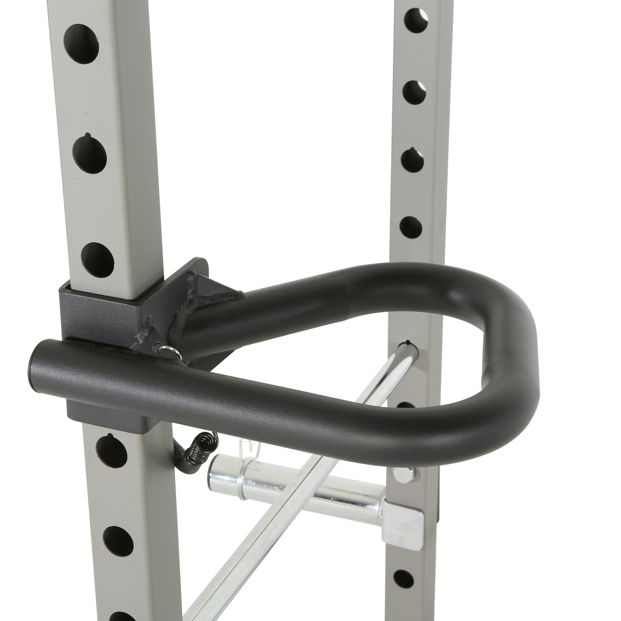 FITNESS REALITY Attachment Set for 2x2 Steel Tubing Power Cages, Includes Landmine, Olympic Plate Holder, 2 J-Hooks, and 2 Dip Bars - Image 2