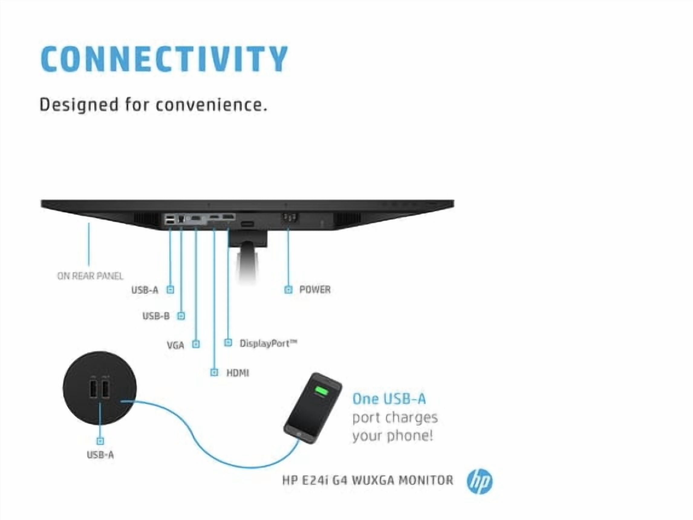HP E24i G4 WUXGA Monitor 24" WUXGA (1920 x 1200) 50-60 Hz - Image 5