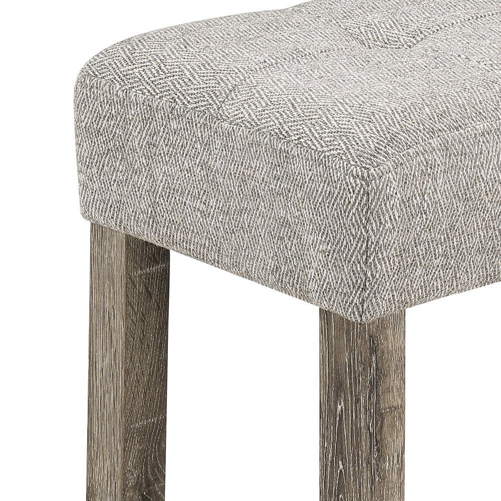 4 Piece Bar Table Set with Power Outlet,Rustic Industrial Style Breakfast Table with 3 Padded Stools,Dining Bar Table and Chairs Set for Living Room, Dining Room, Game Room,Brown - Image 3