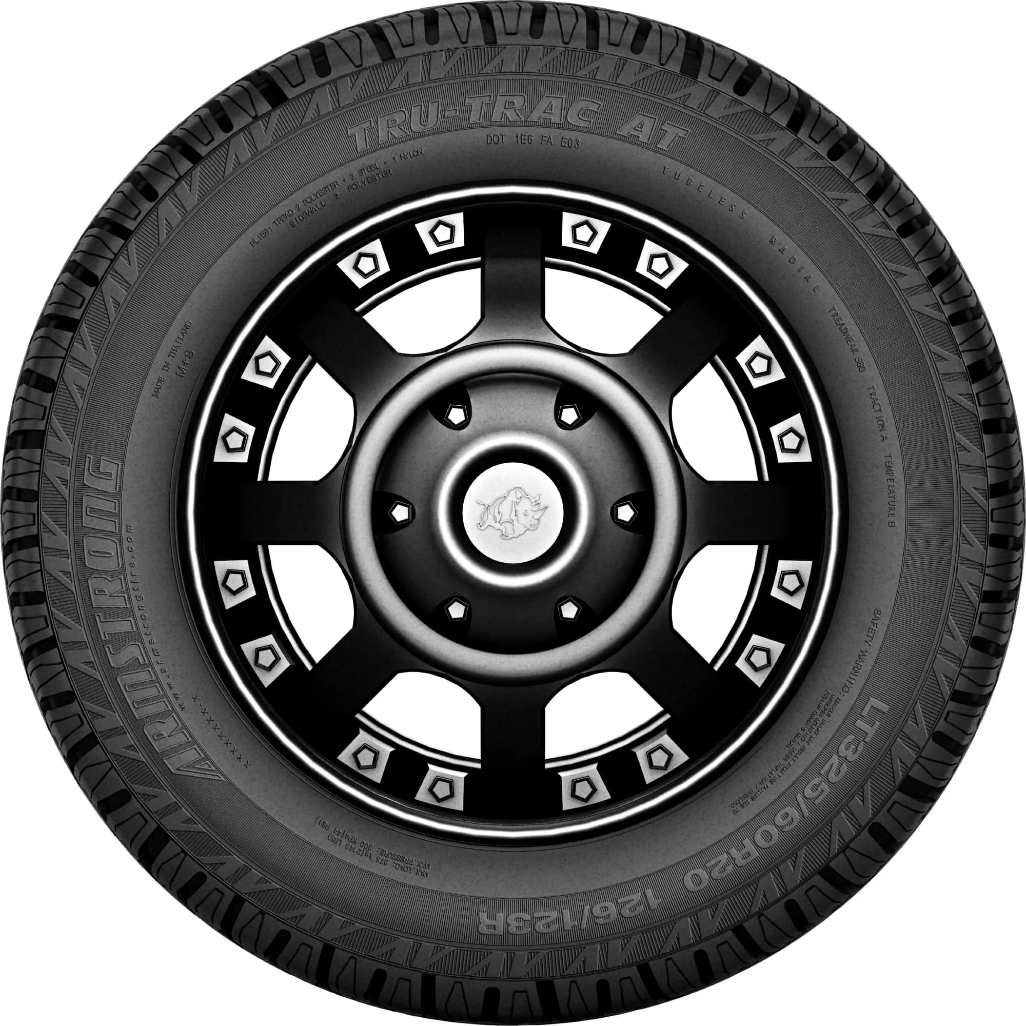 Armstrong Tru-Trac AT All Terrain 245/65R17 111T XL Light Truck Tire - Image 6