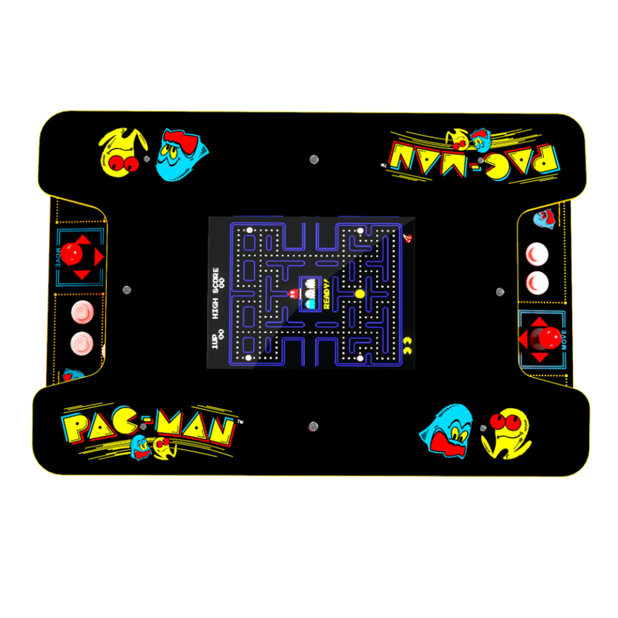 Arcade1UP - Pac-Man Head-to-head (H2H), 12 Games in 1, Gaming Table w-Lit Deck - Image 12