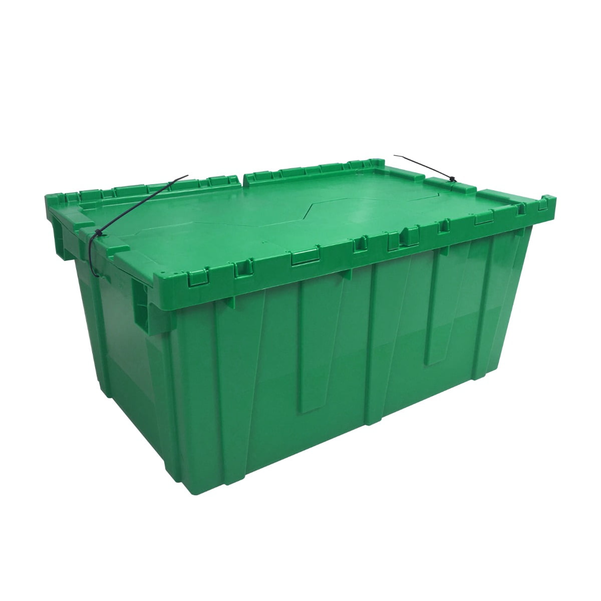 UBMOVE Storage Crates, 27"x17"x12", Plastic, Green, 2 Count - Image 5