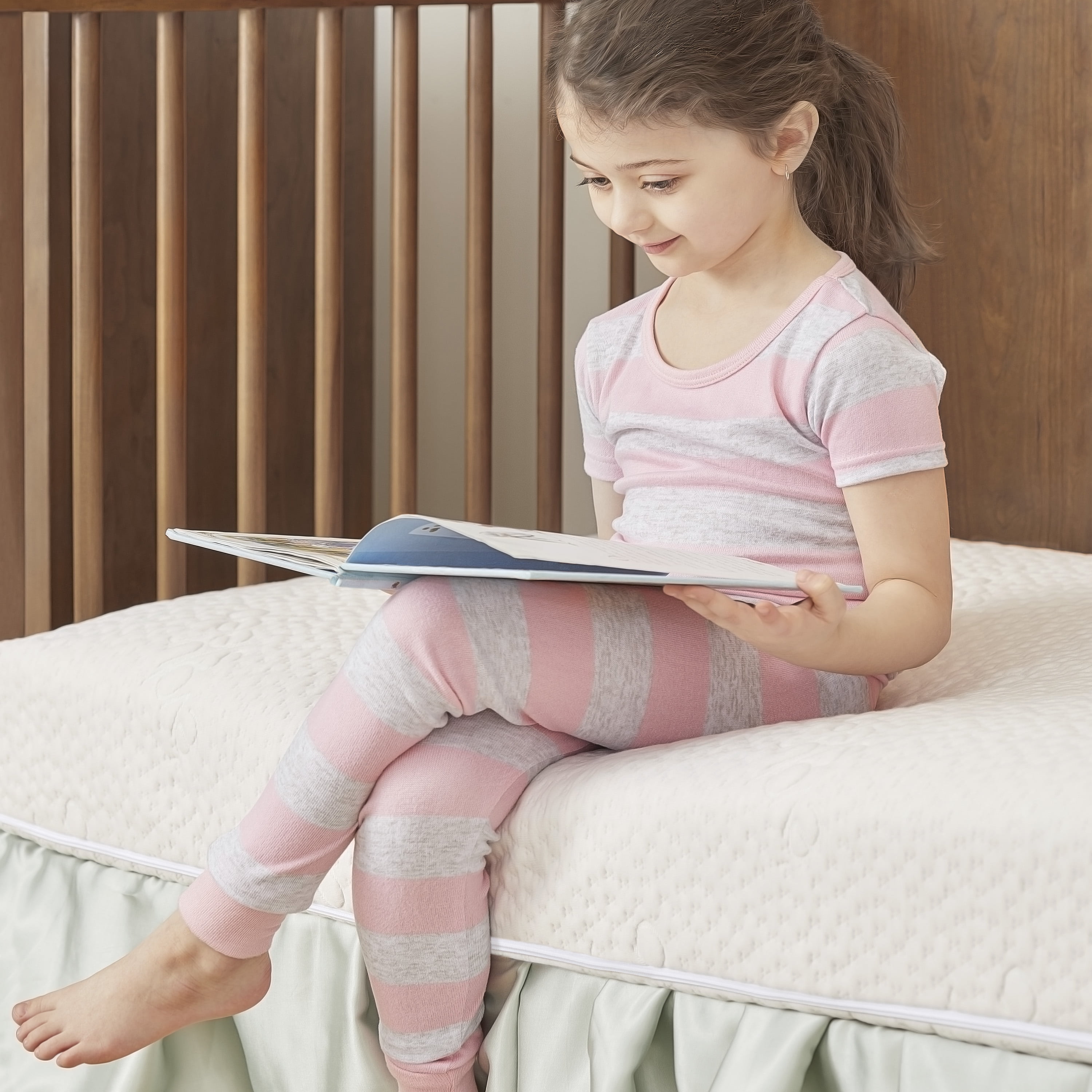 evolur Sleep Comfort Balance Plus Supreme 260 Coil Crib & Toddler Innerspring Mattress - Image 4