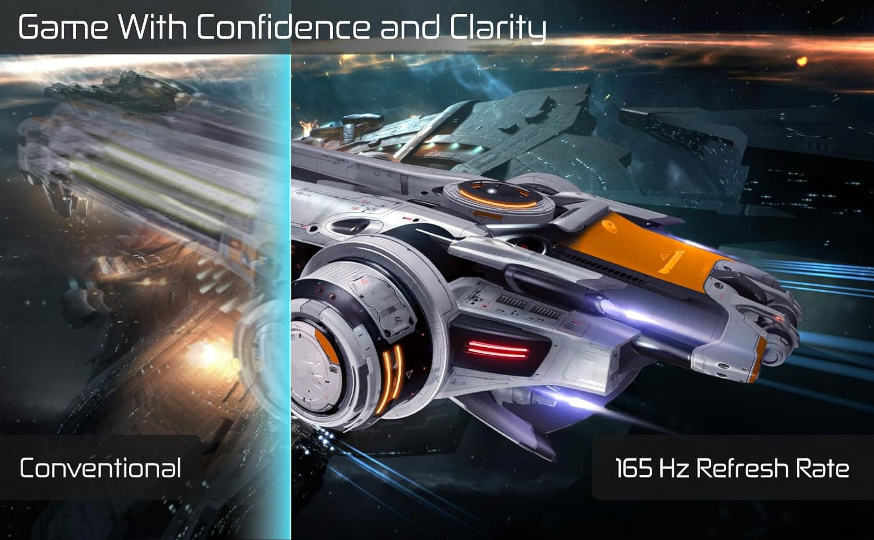 Sceptre C275B-QWD168 27" 2560x1440 VA Curved Computer Monitor, Gunmetal Black - Image 7