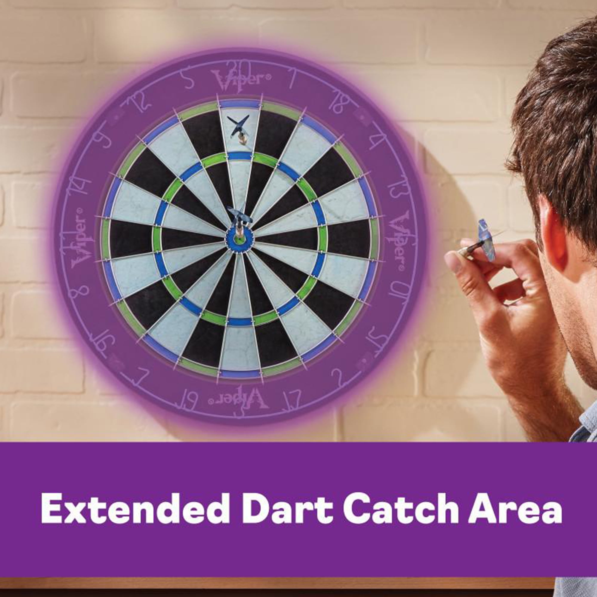 Viper 42-6009 Chroma Regulation Size Tournament Quality Sisal Dartboard - Image 6