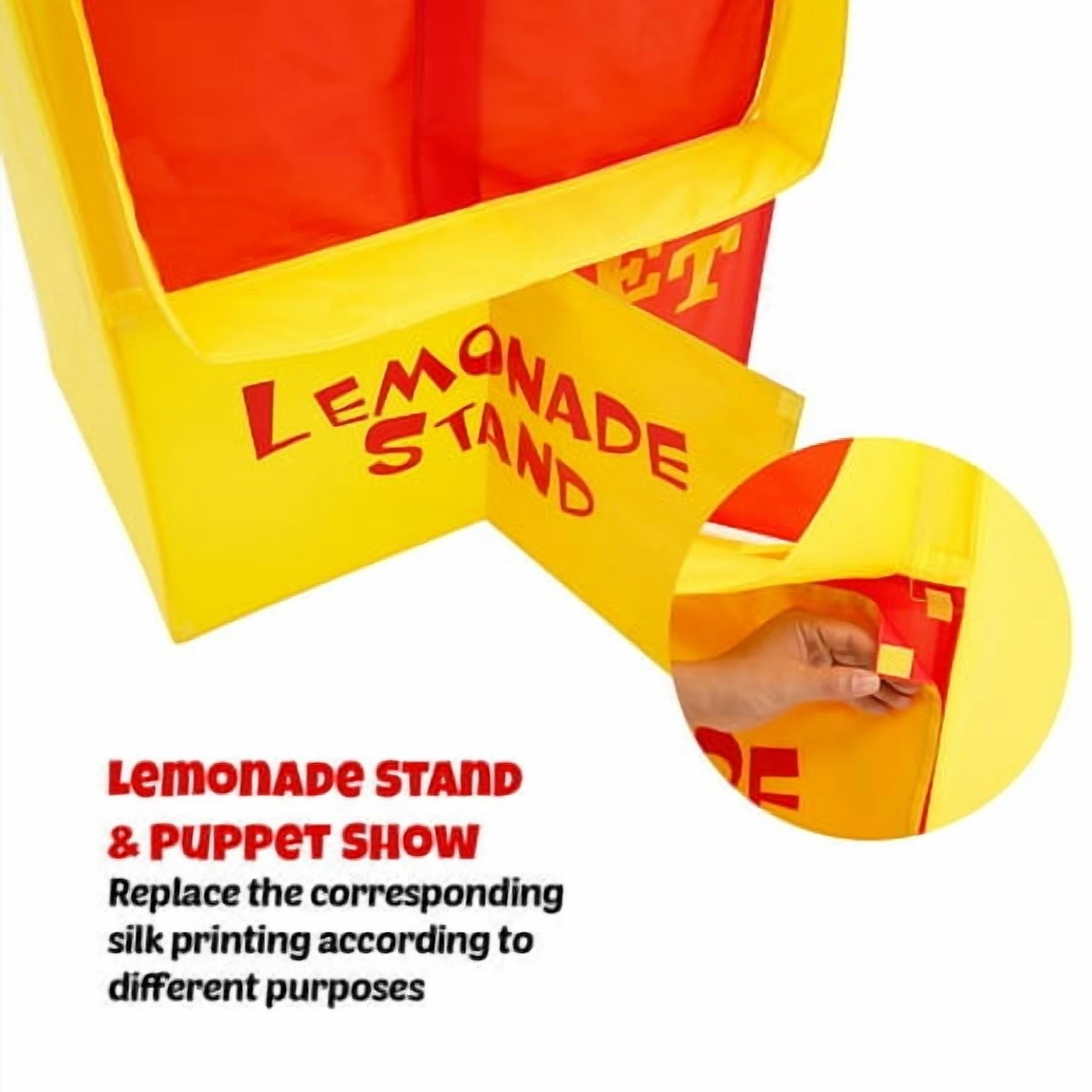 Kids Play Tent Puppet Playhouse Pop Up For Children - Image 4