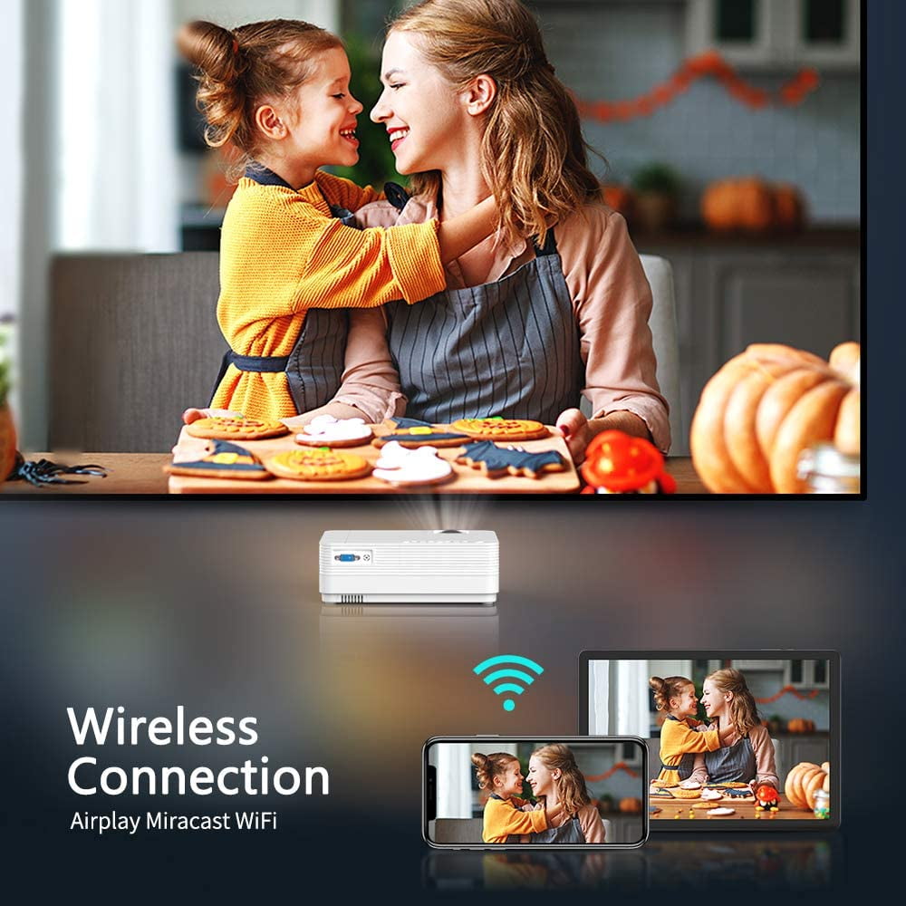 VANKYO Leisure 470 Mini Wireless Projector 250" Display, Synchronize Smart Phone Screen, Full HD 1080P Supported - Image 6